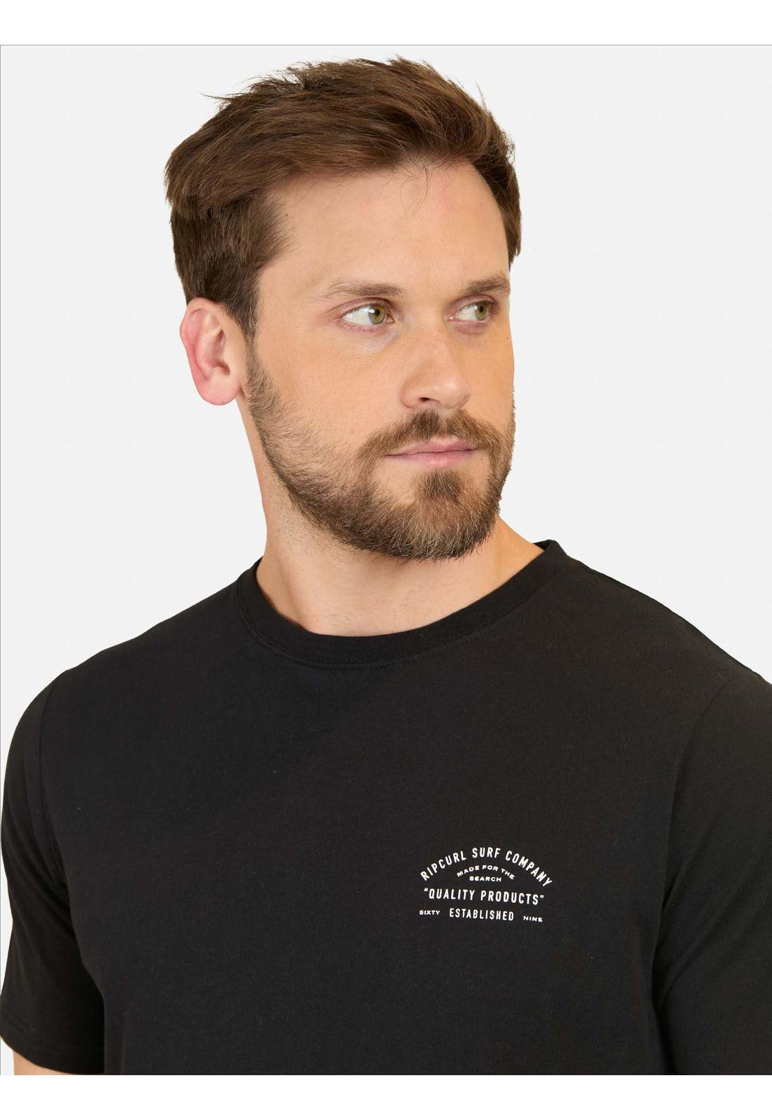 Polera MC Made for search Negro Hombre Rip Curl-2