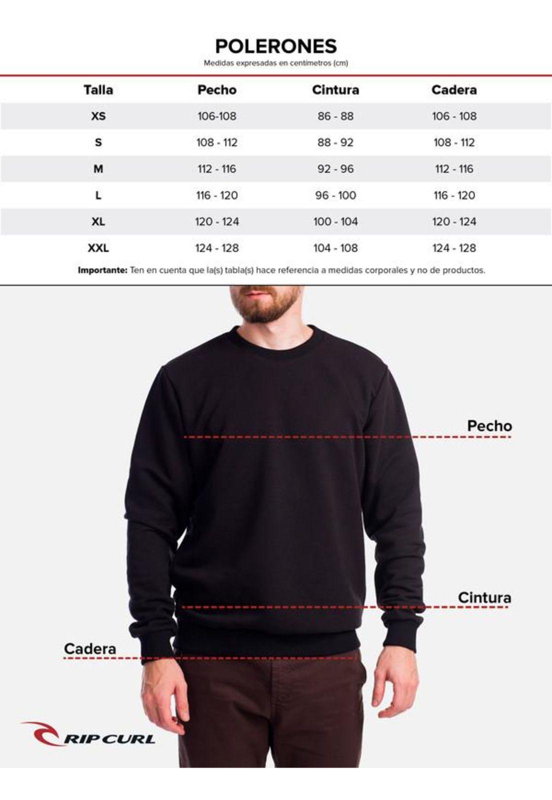 Poleron ALL TIME SINCE 69 Hombre Gris Rip Curl-2