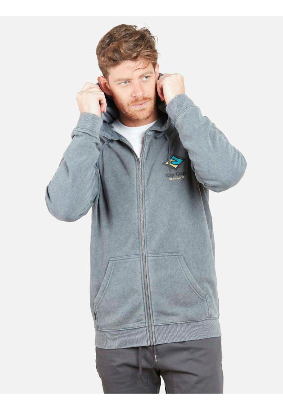 Poleron ALL TIME SINCE 69 Hombre Gris Rip Curl-4