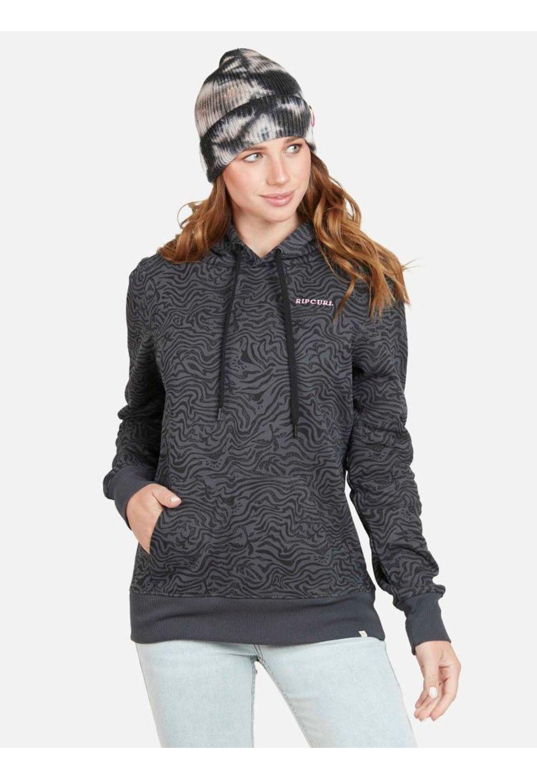 Poleron BLACK BEACH Mujer Multicolor Rip Curl-0