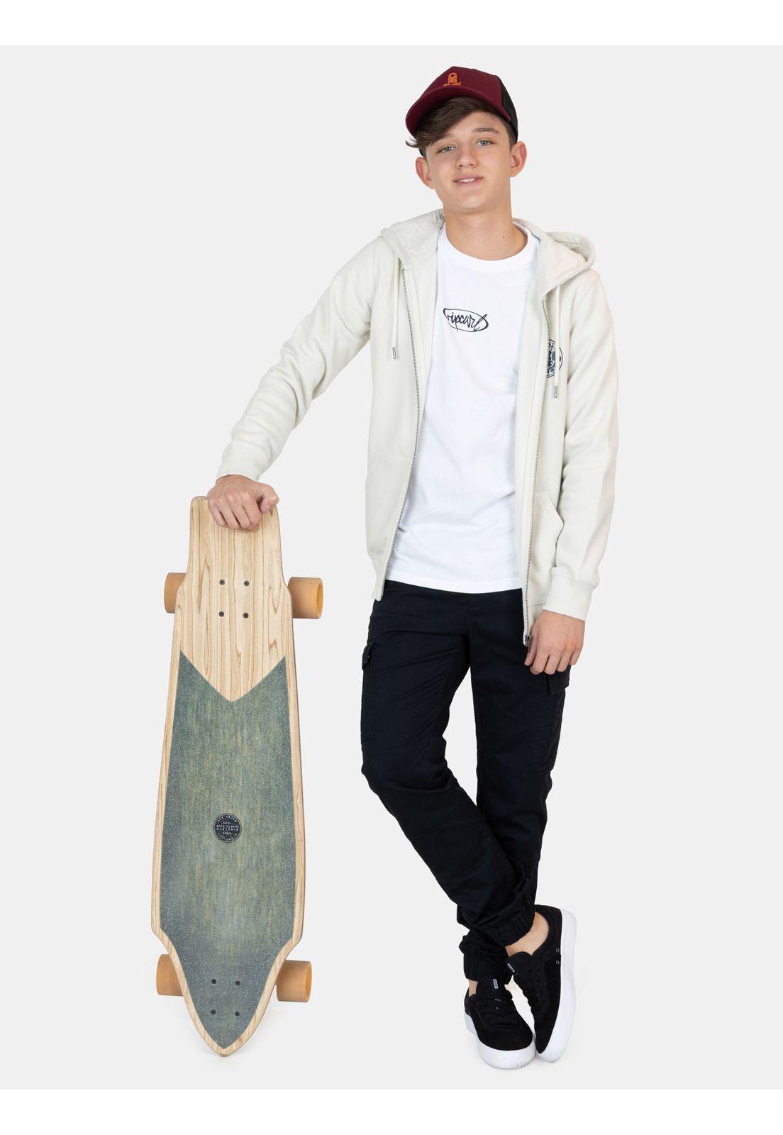 Poleron FZ Moonset Blanco Infantil Rip Curl-3