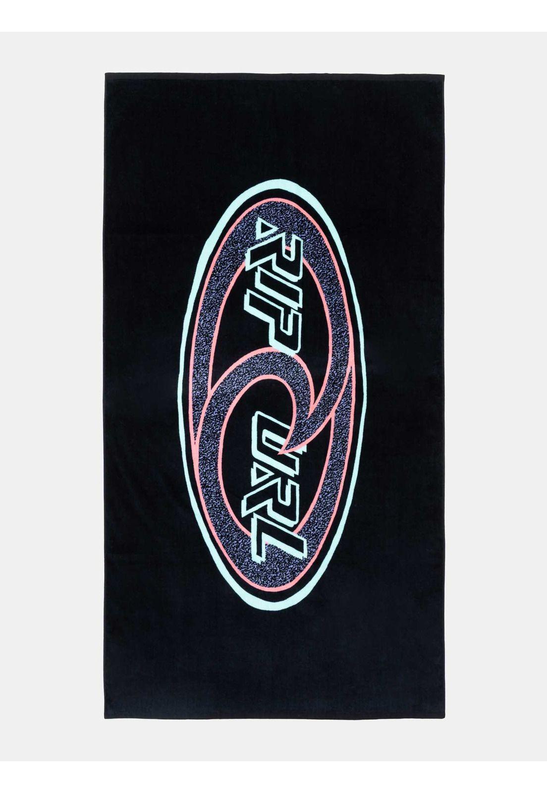 Toalla Tiderun Negro Hombre Rip Curl-2