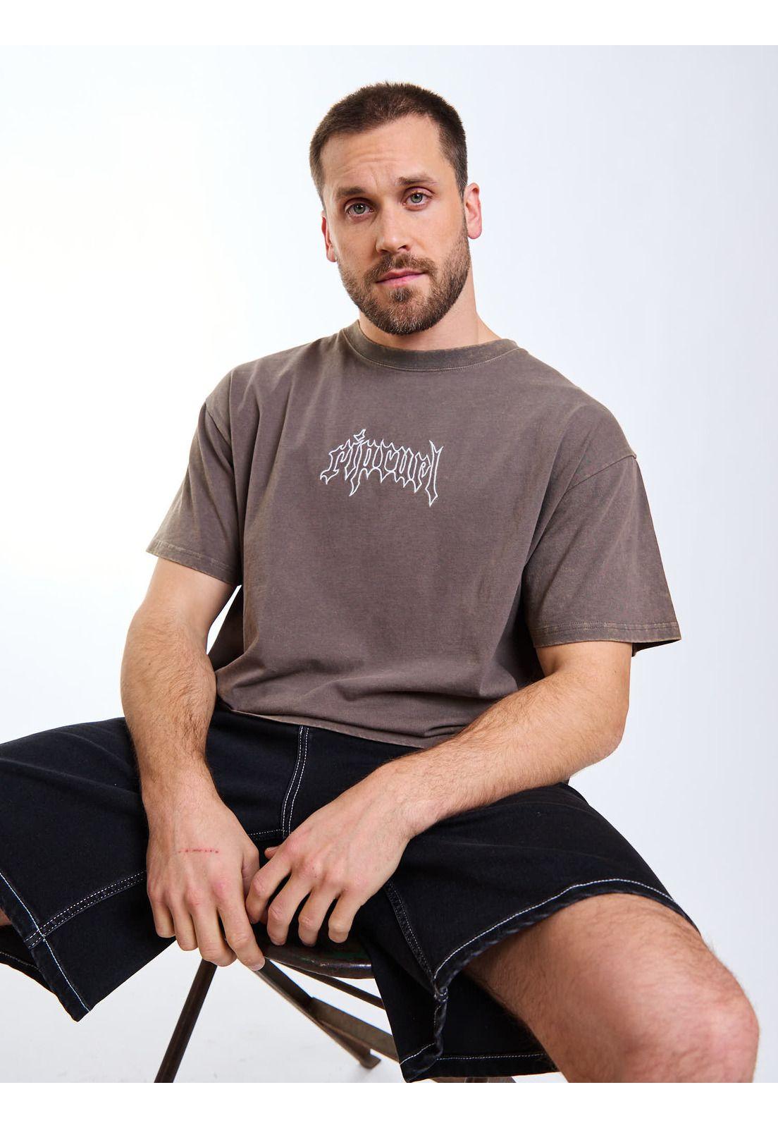 Polera MC Oversize Palm Café Hombre Rip Curl-0