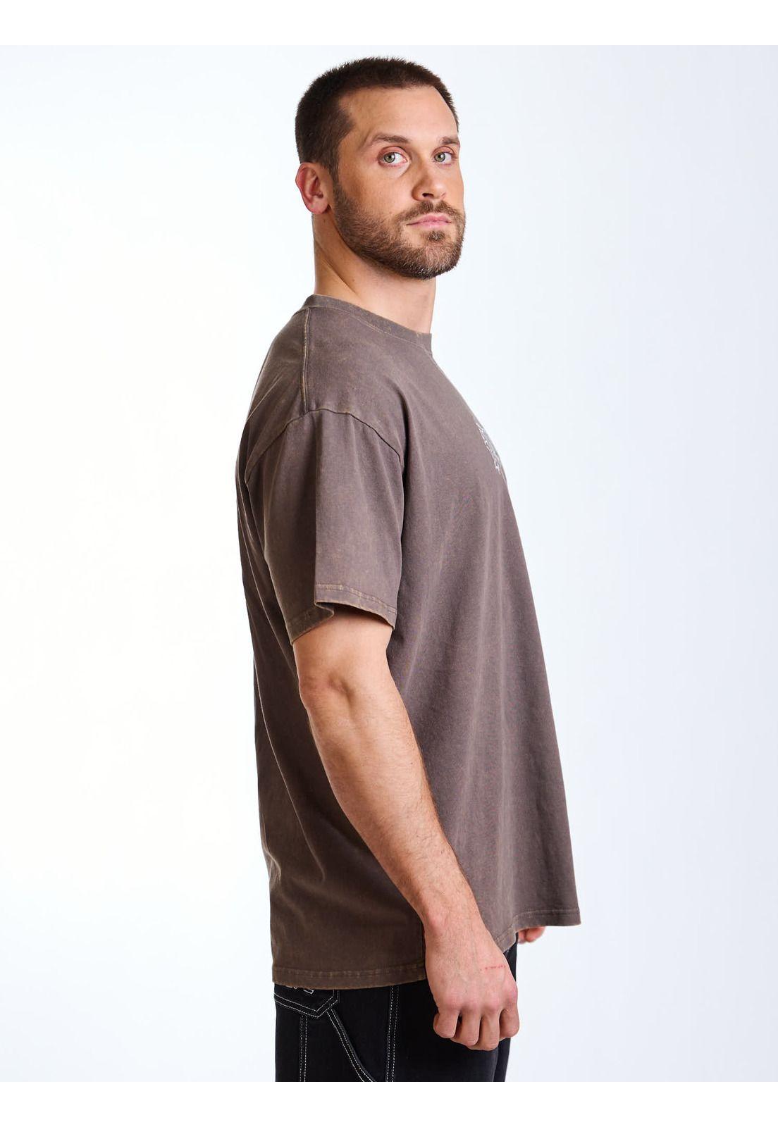 Polera MC Oversize Palm Café Hombre Rip Curl-3