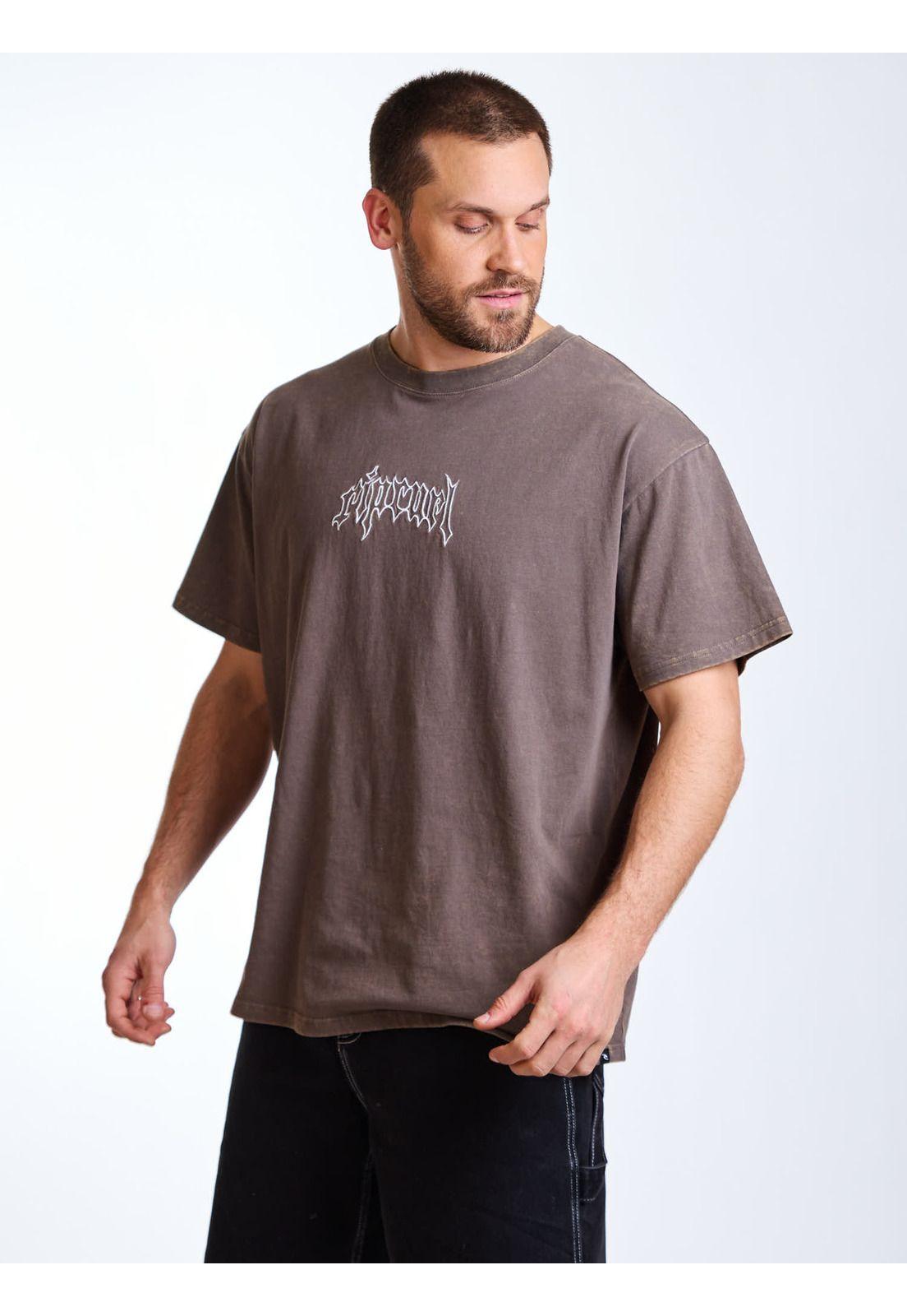 Polera MC Oversize Palm Café Hombre Rip Curl-6