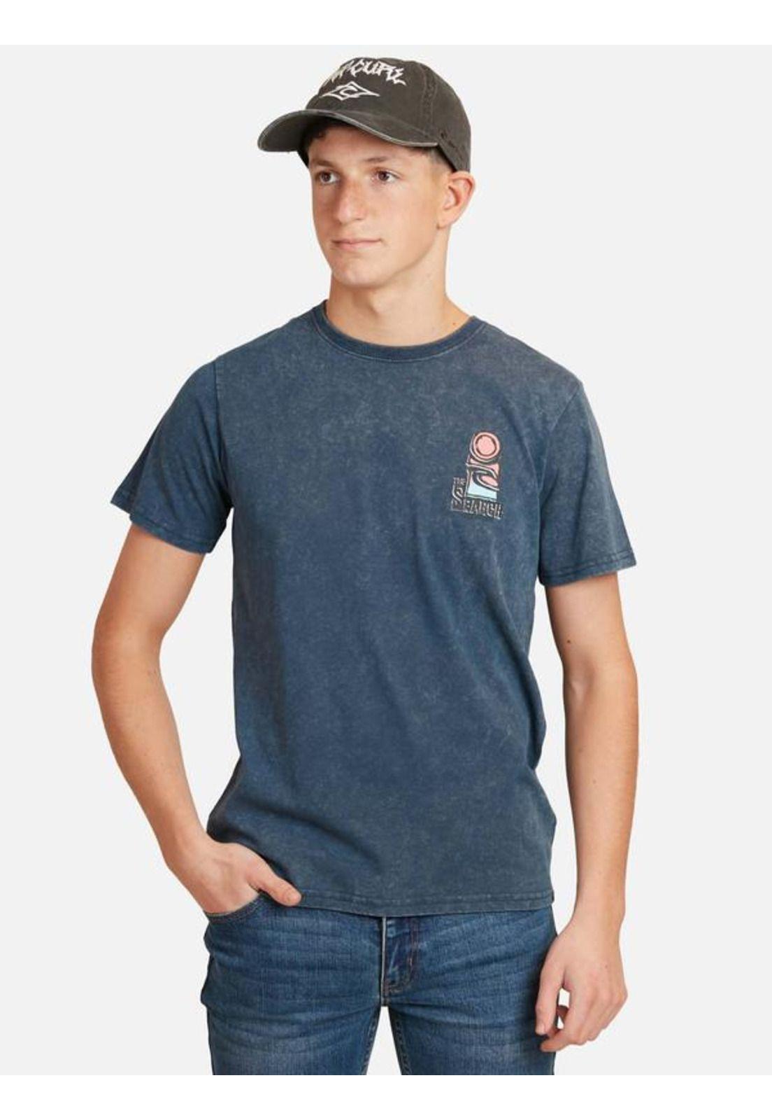 Polera M/C Intermedia Marino Juvenil Hombre Ripcurl-0