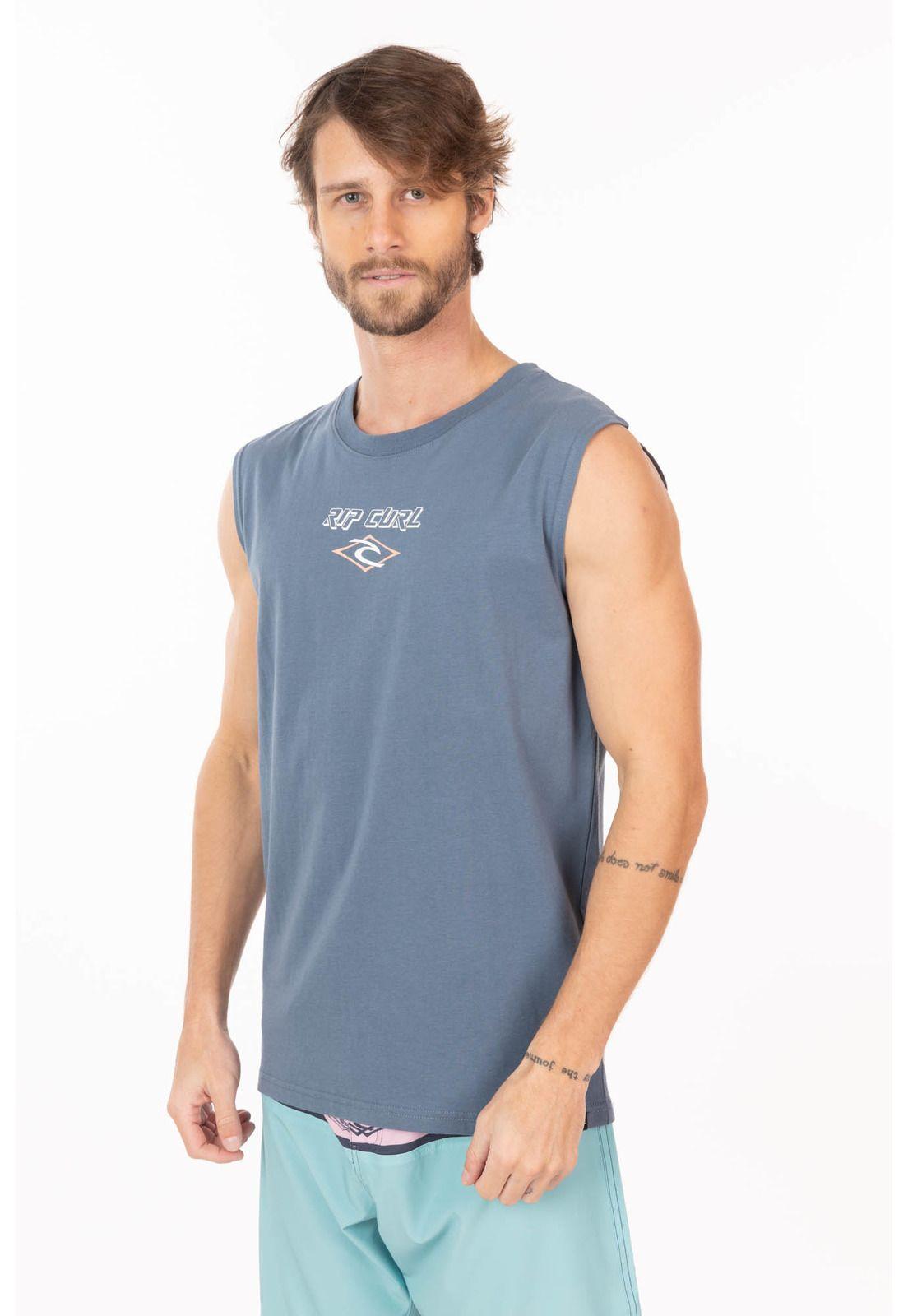 Polera SM Splashzone Azul Hombre Rip Curl-0