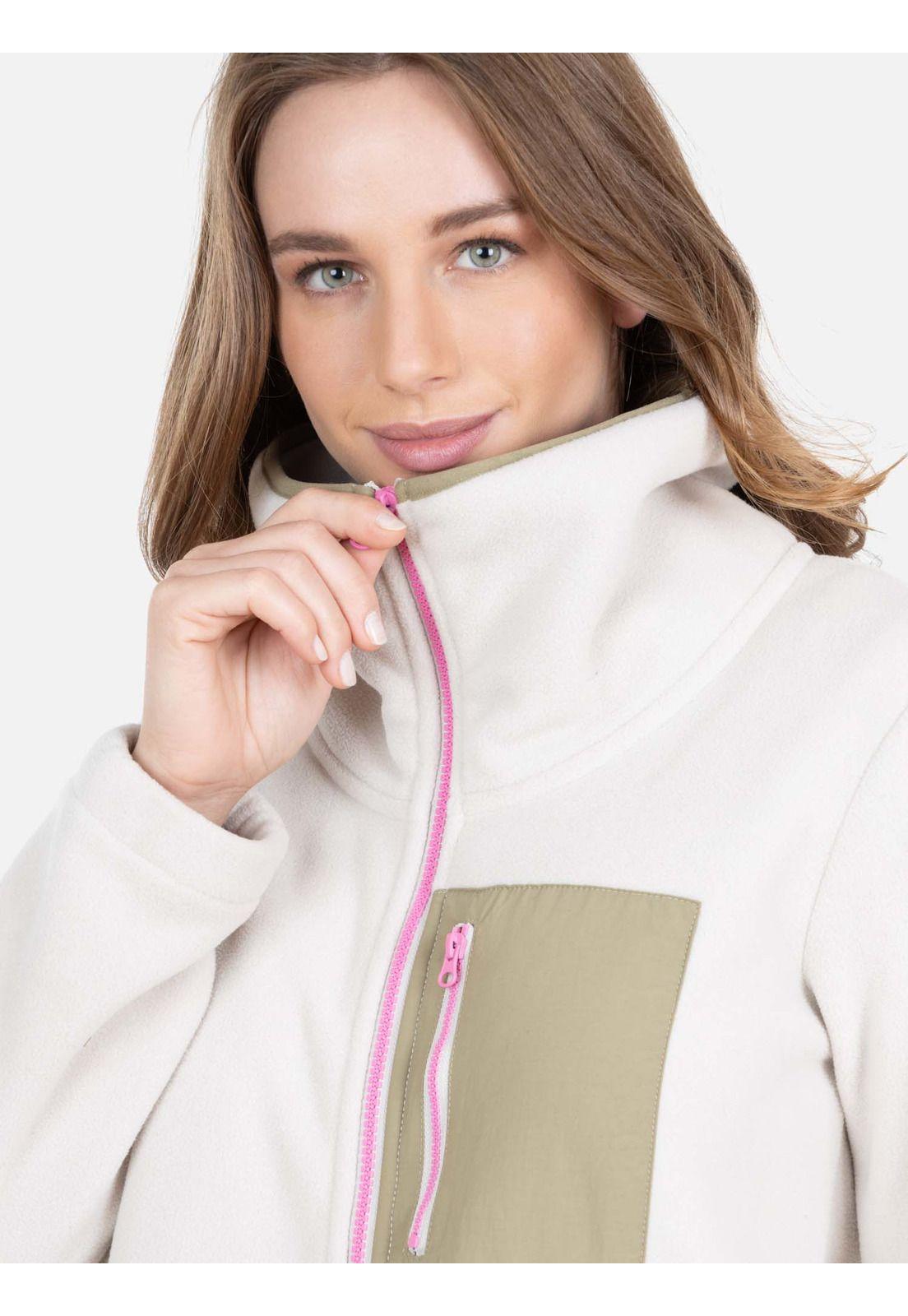 Poleron Micropolar Kokes Rr Beige Mujer Rip Curl-2