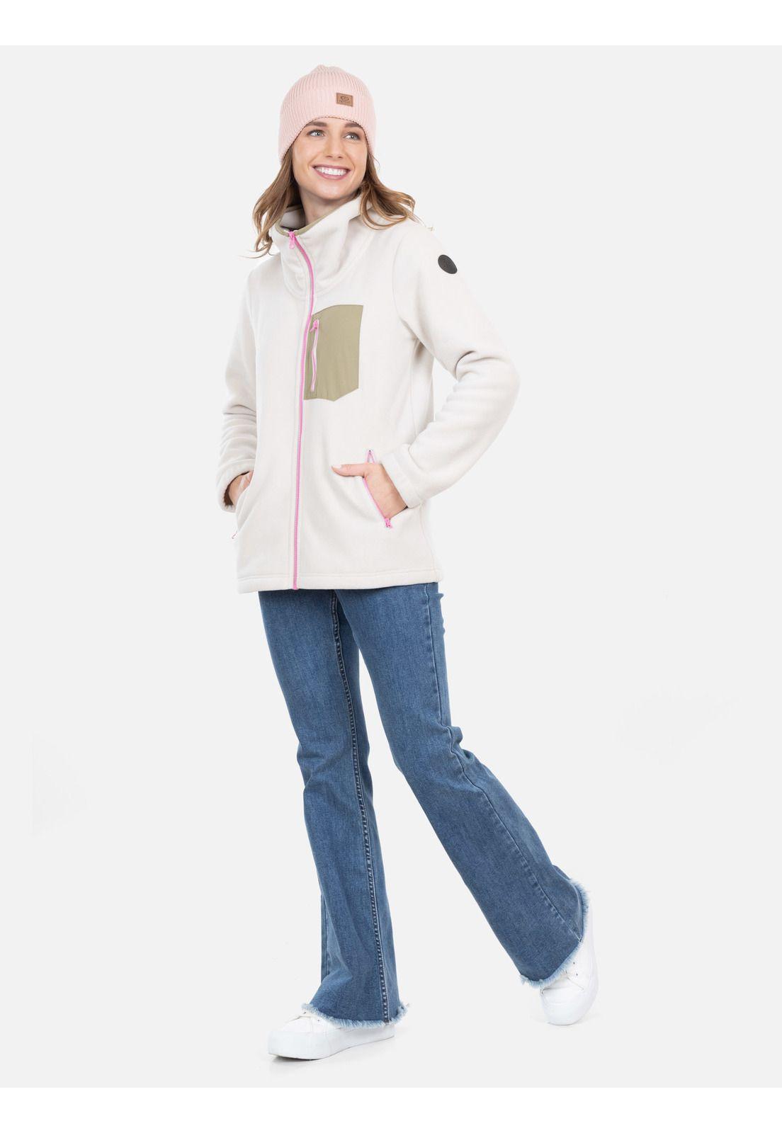 Poleron Micropolar Kokes Rr Beige Mujer Rip Curl-3