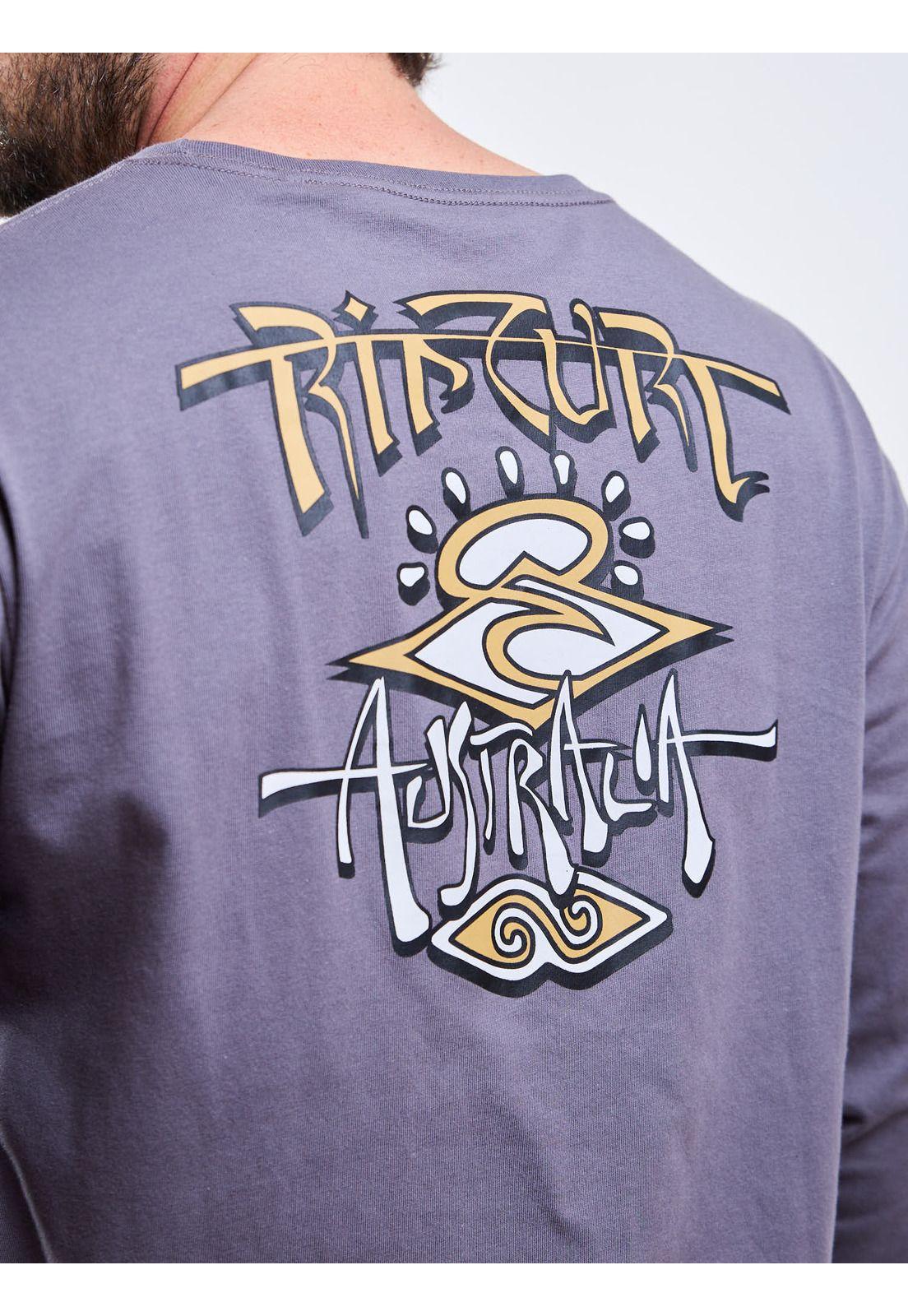 Polera ML Seaborn Gris Hombre Rip Curl-3