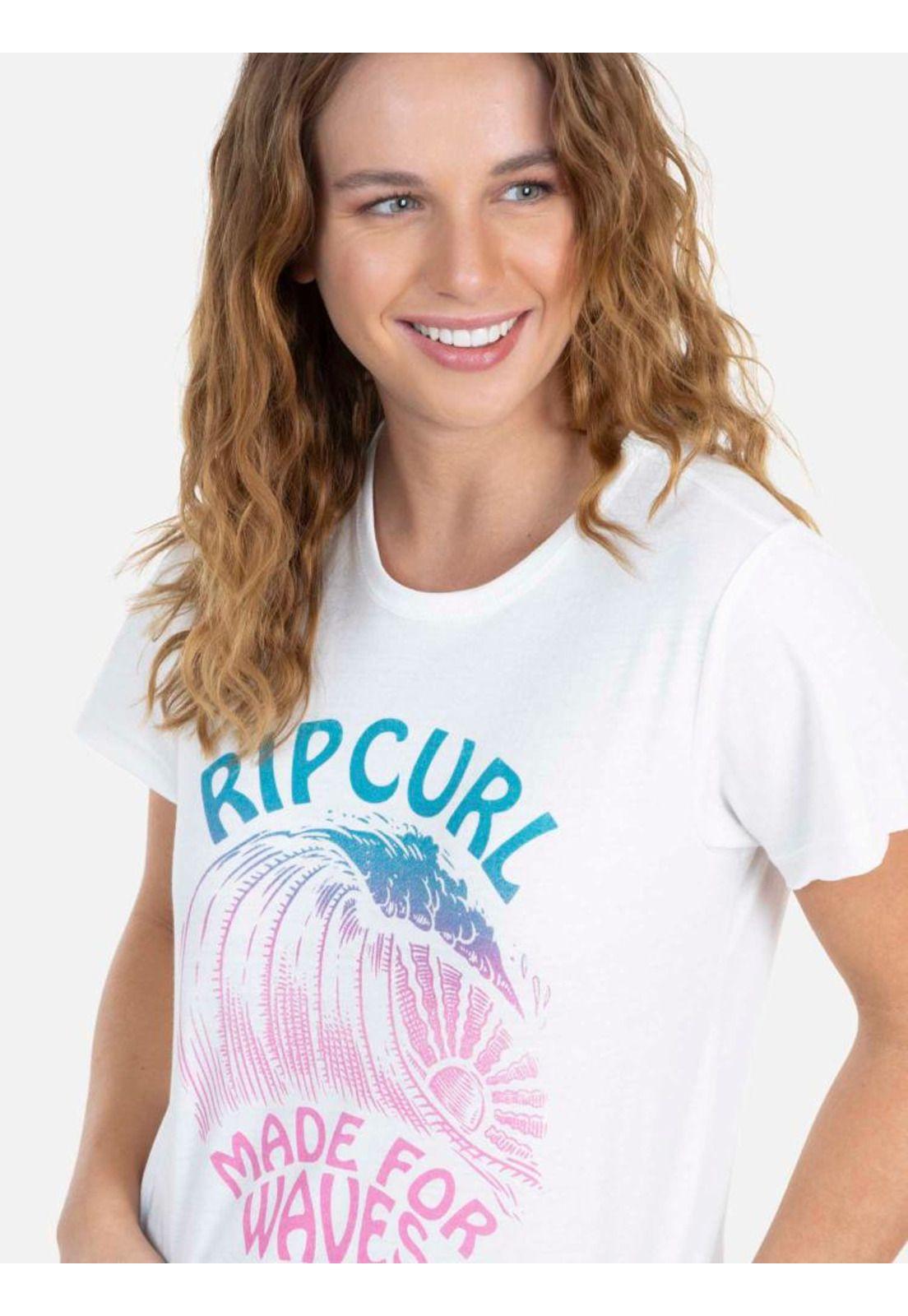 Polera PALM BEACH CURL Mujer Blanco Rip Curl-4