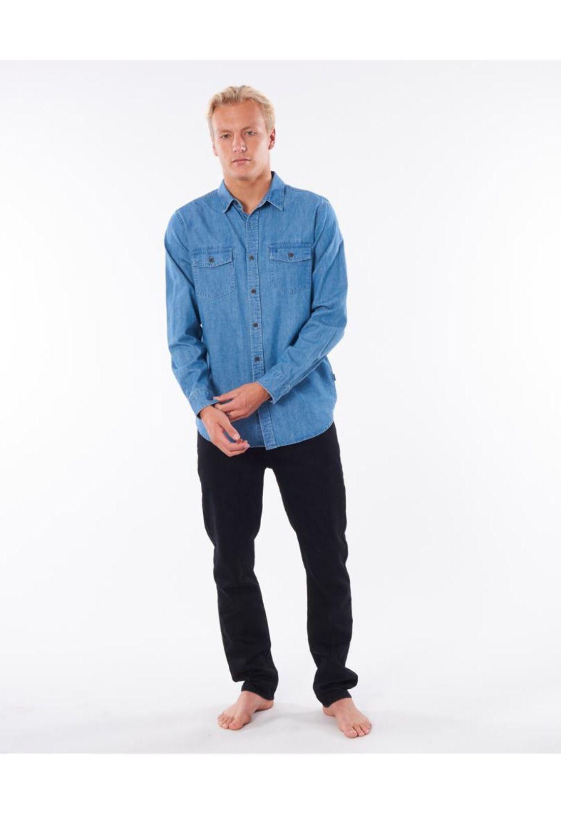 Camisa Hombre Azul 6C115-MI21 Rip Curl-3