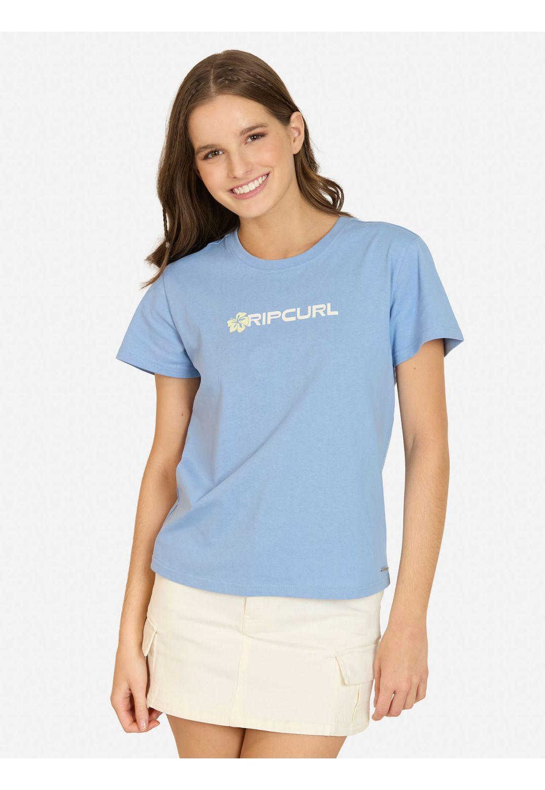 Polera MC Nightcrest Azul Mujer Rip Curl-0