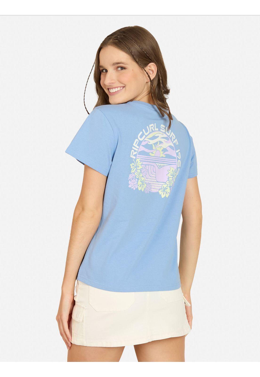 Polera MC Nightcrest Azul Mujer Rip Curl-1