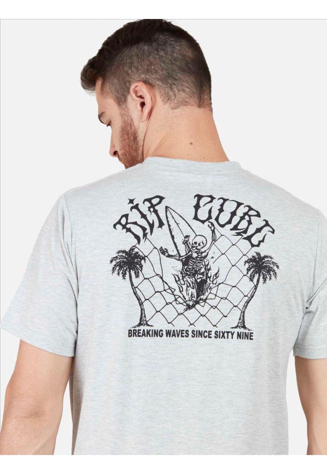 Polera Hombre RP BREAKING Gris Rip Curl-4