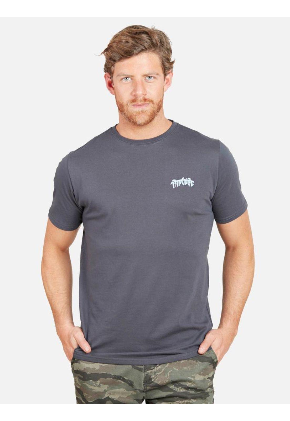 Polera 6P320 Hombre Gris Oscuro Rip Curl-0