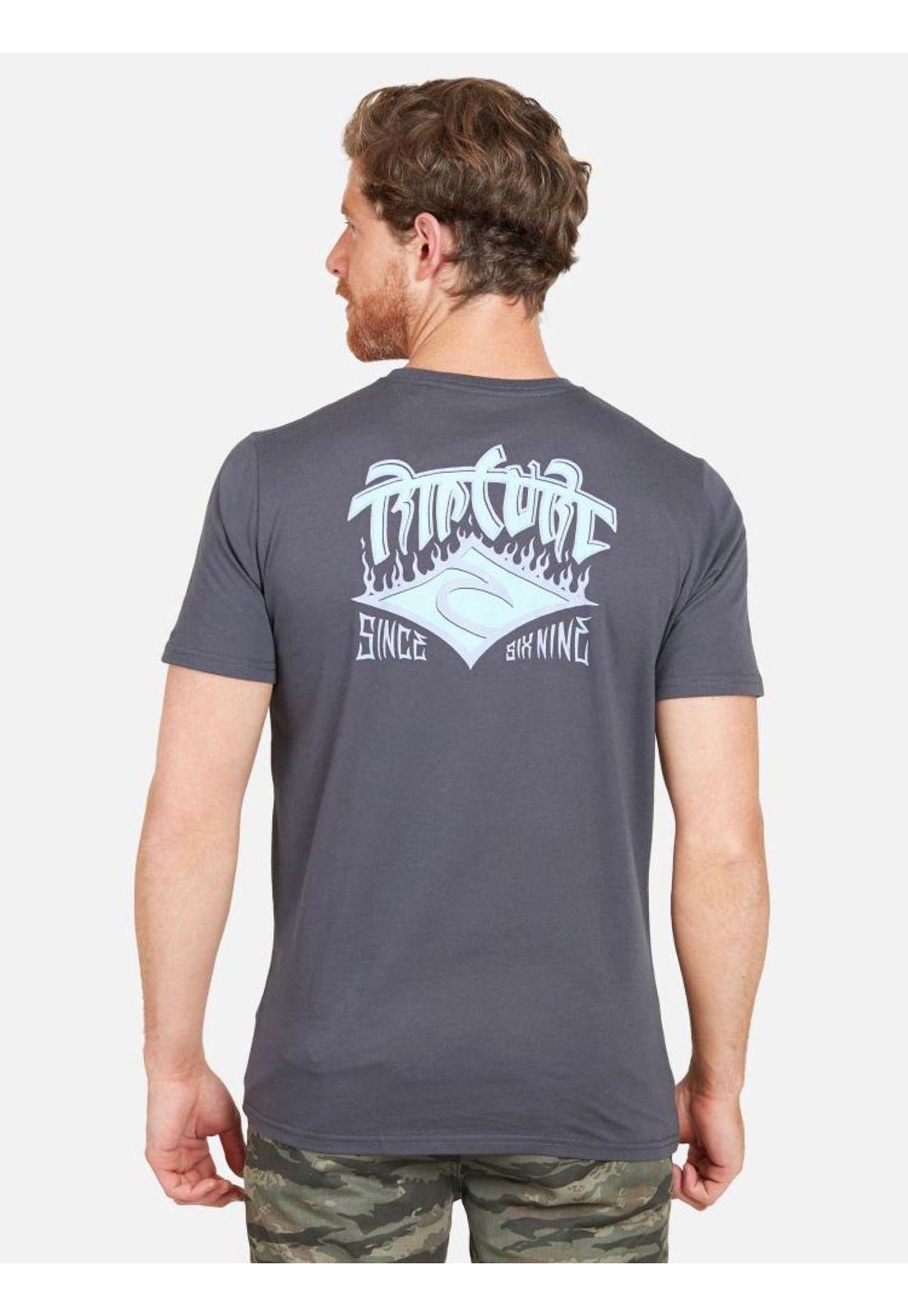 Polera 6P320 Hombre Gris Oscuro Rip Curl-1