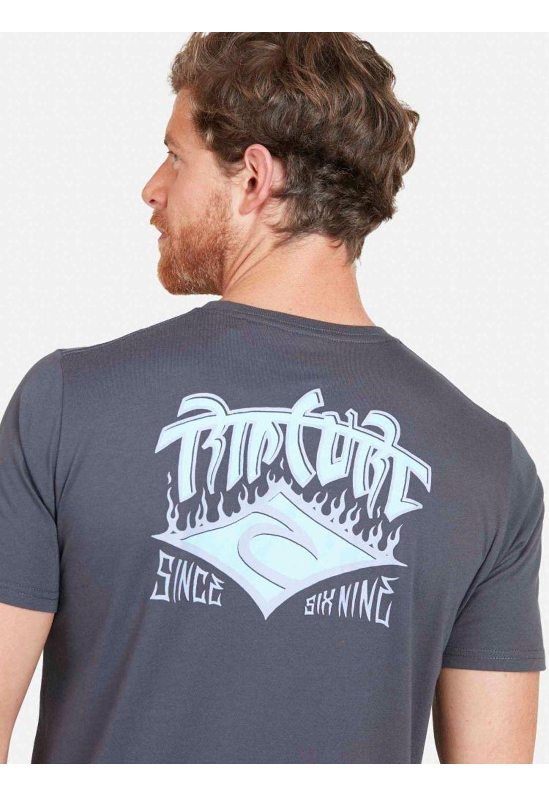 Polera 6P320 Hombre Gris Oscuro Rip Curl-2