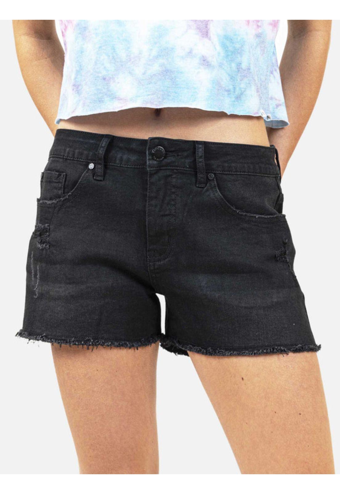 Short Jeans 6B819 Mujer Negro Rip Curl-0
