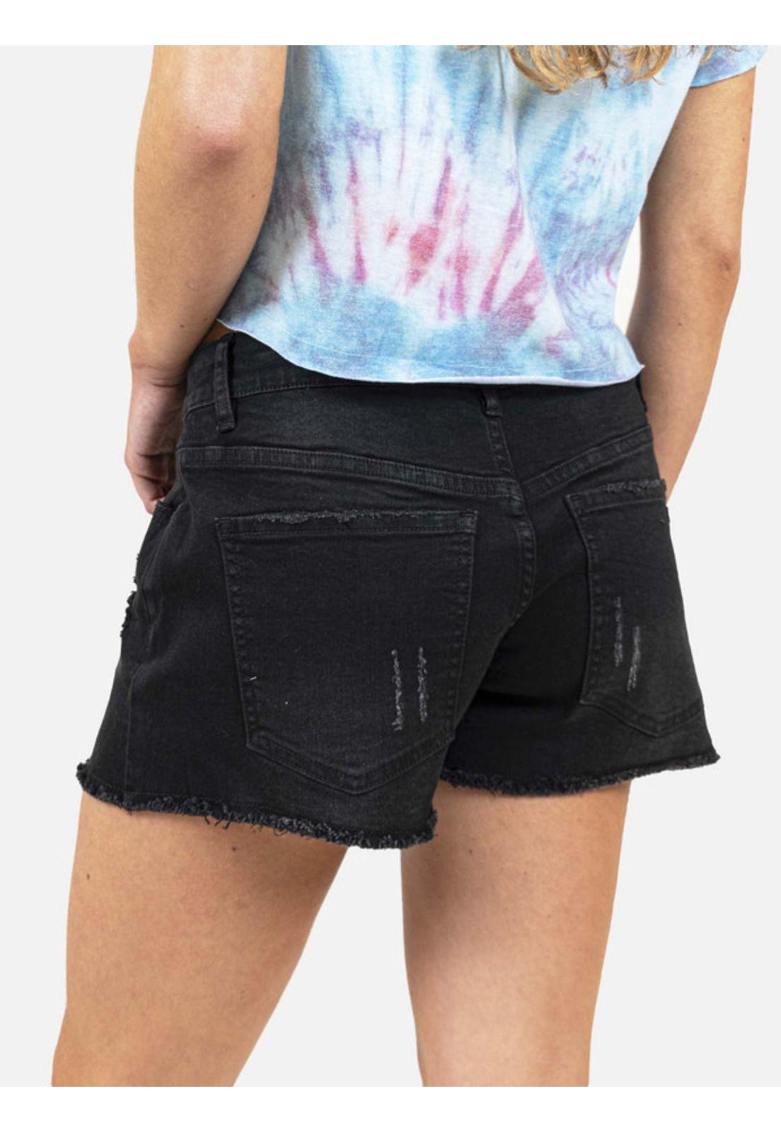 Short Jeans 6B819 Mujer Negro Rip Curl-1