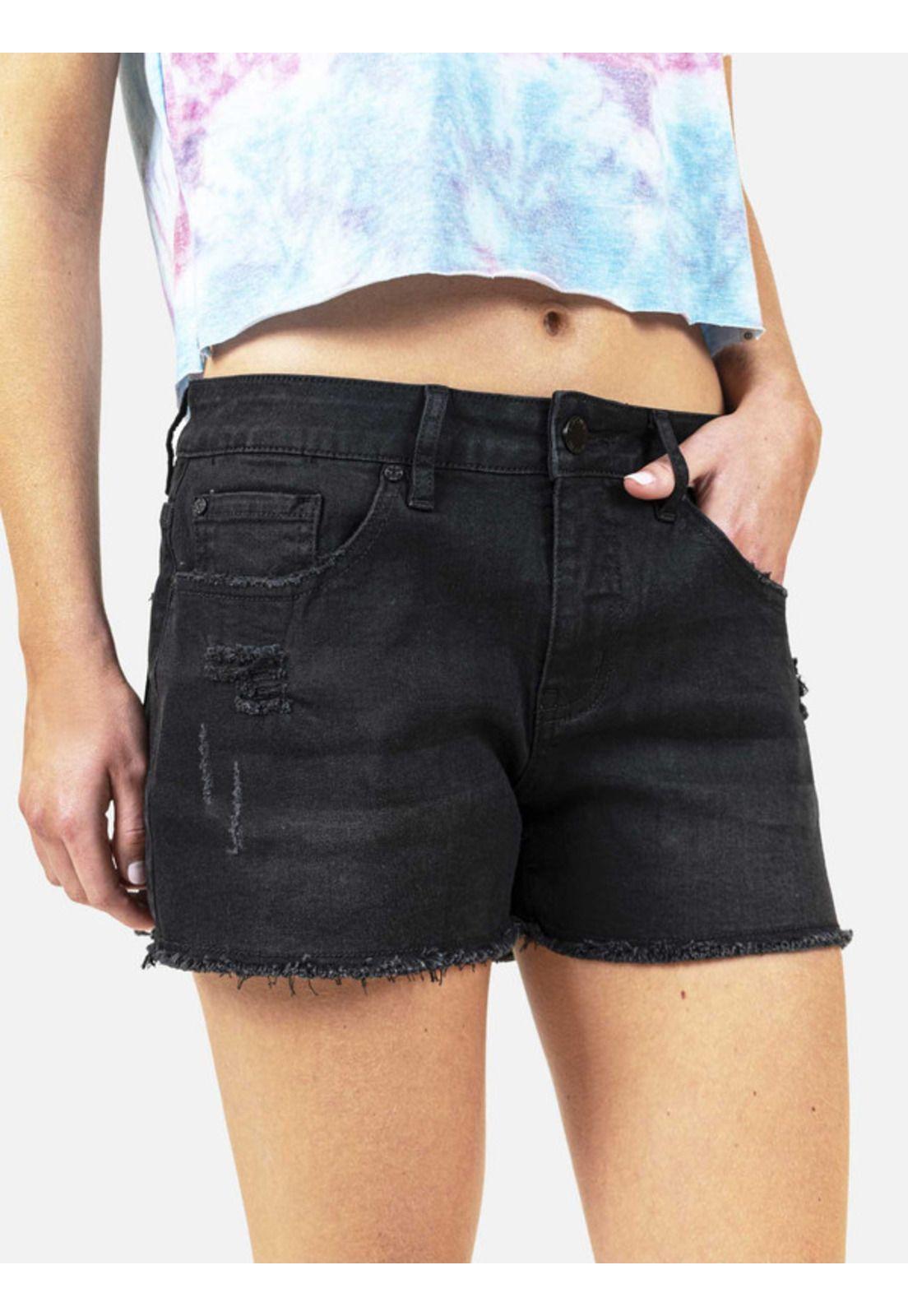 Short Jeans 6B819 Mujer Negro Rip Curl-2