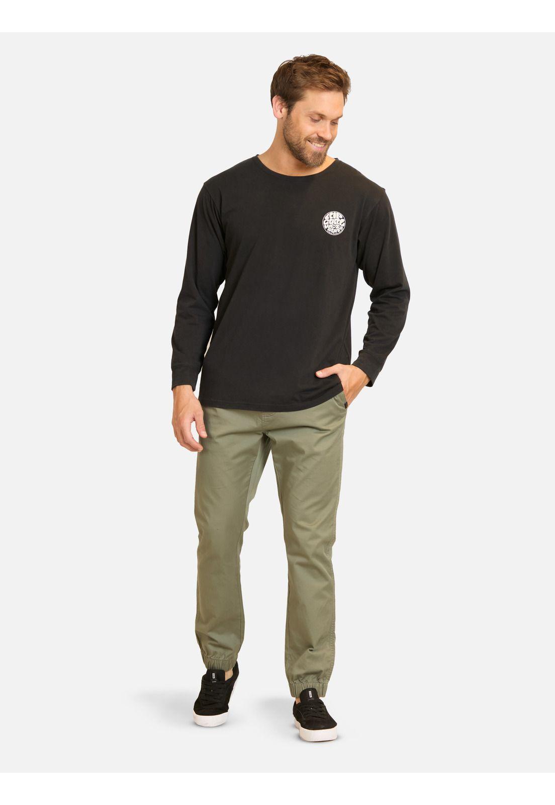 Polera ML Wetsuit logo Negro Hombre Rip Curl-3