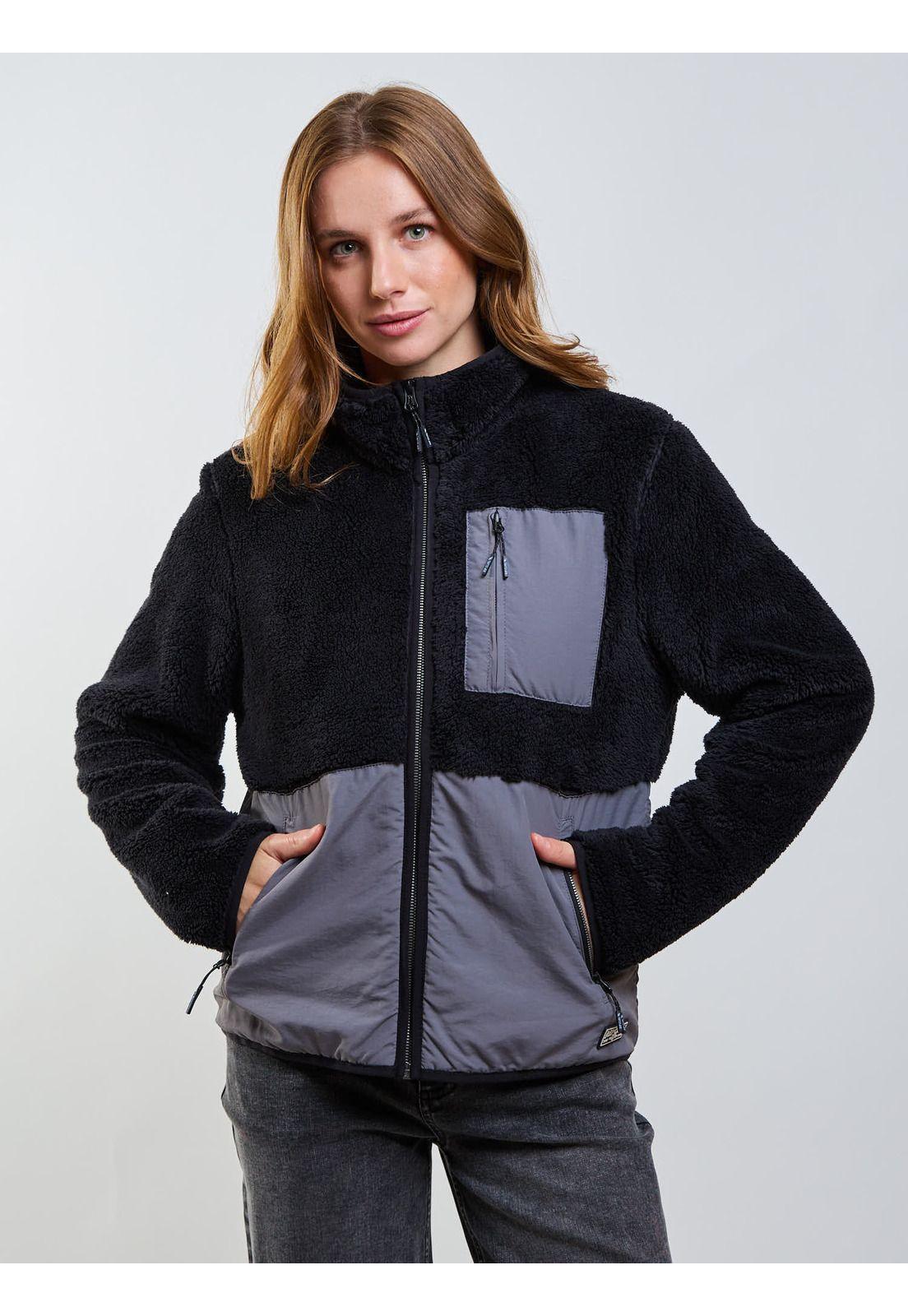 Poleron Chiporro Deep Negro Mujer Rip Curl-0