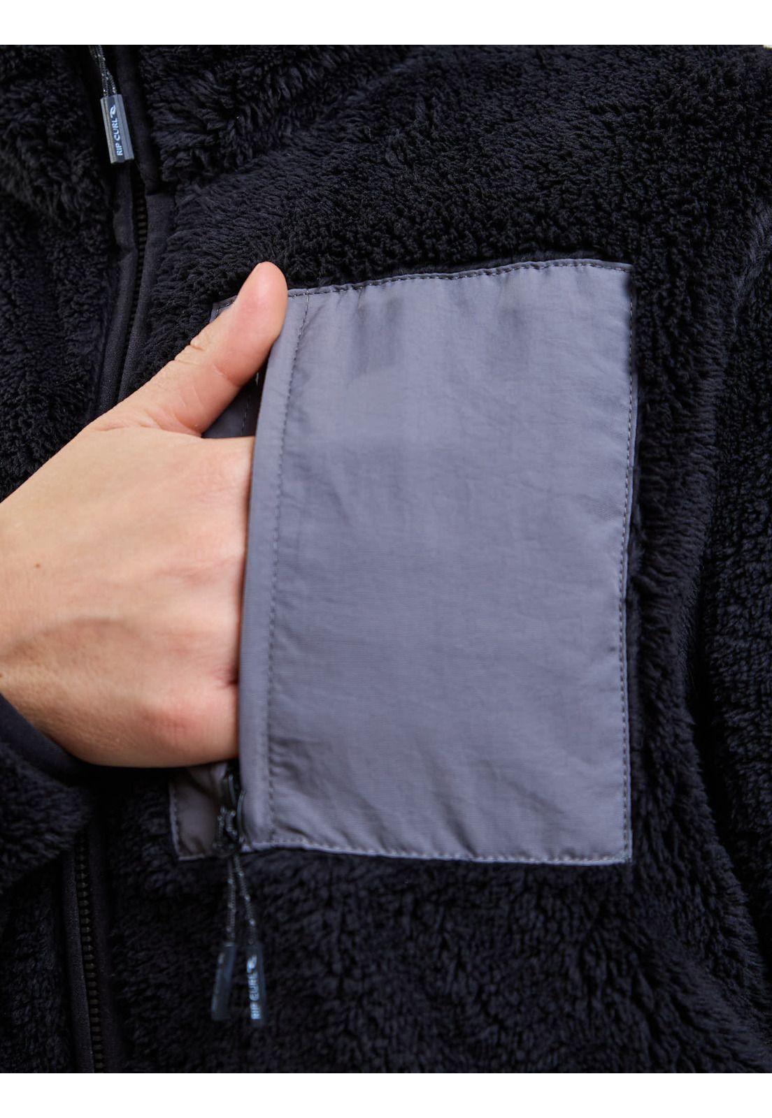 Poleron Chiporro Deep Negro Mujer Rip Curl-4