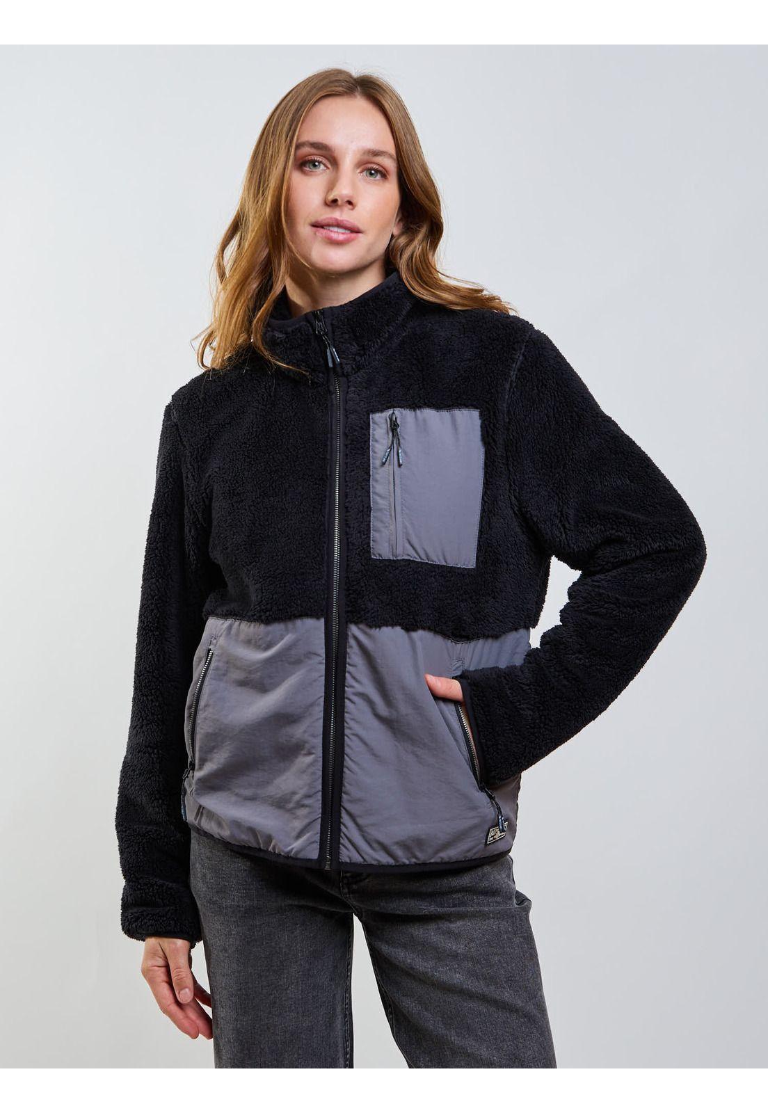 Poleron Chiporro Deep Negro Mujer Rip Curl-6