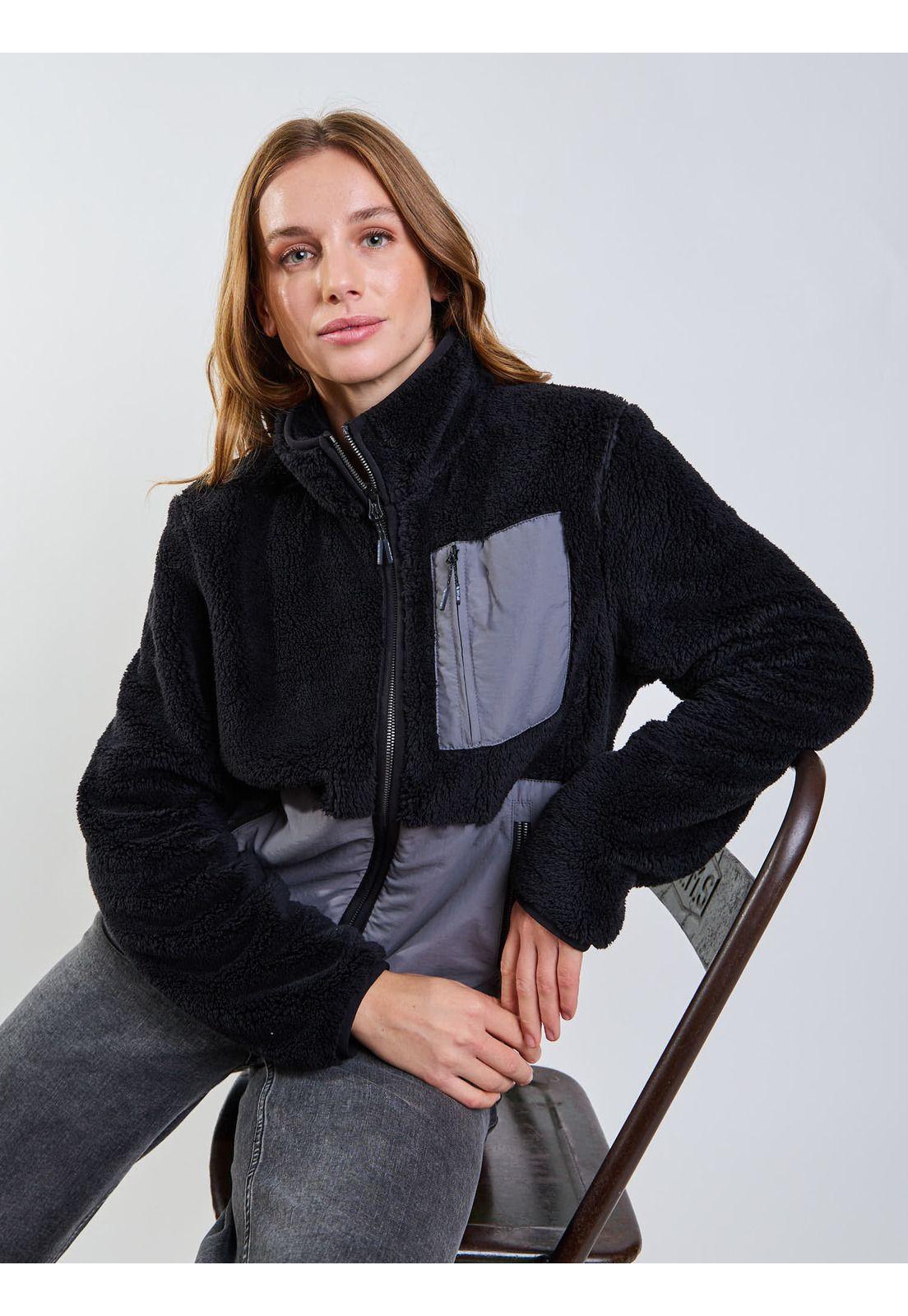 Poleron Chiporro Deep Negro Mujer Rip Curl-7