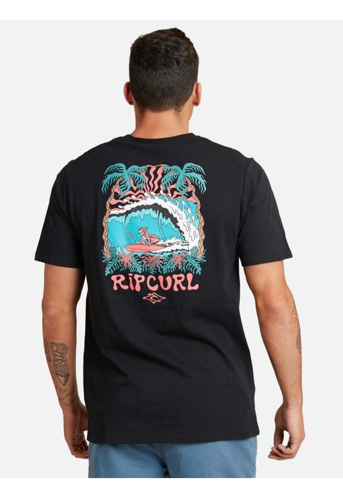 Polera Tasty Waves Custom Htg Ls Negro Hombre Ripcurl-1