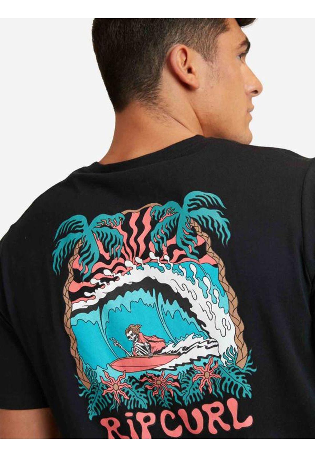 Polera Tasty Waves Custom Htg Ls Negro Hombre Ripcurl-2