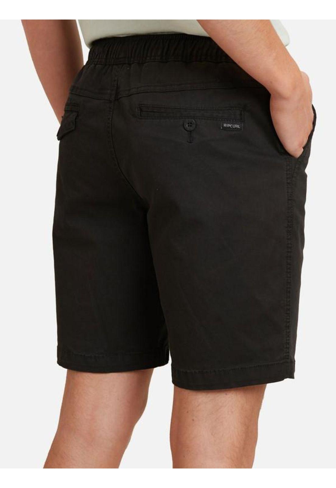 Bermuda Jogger Pigment Negro Infantil Rip Curl-1