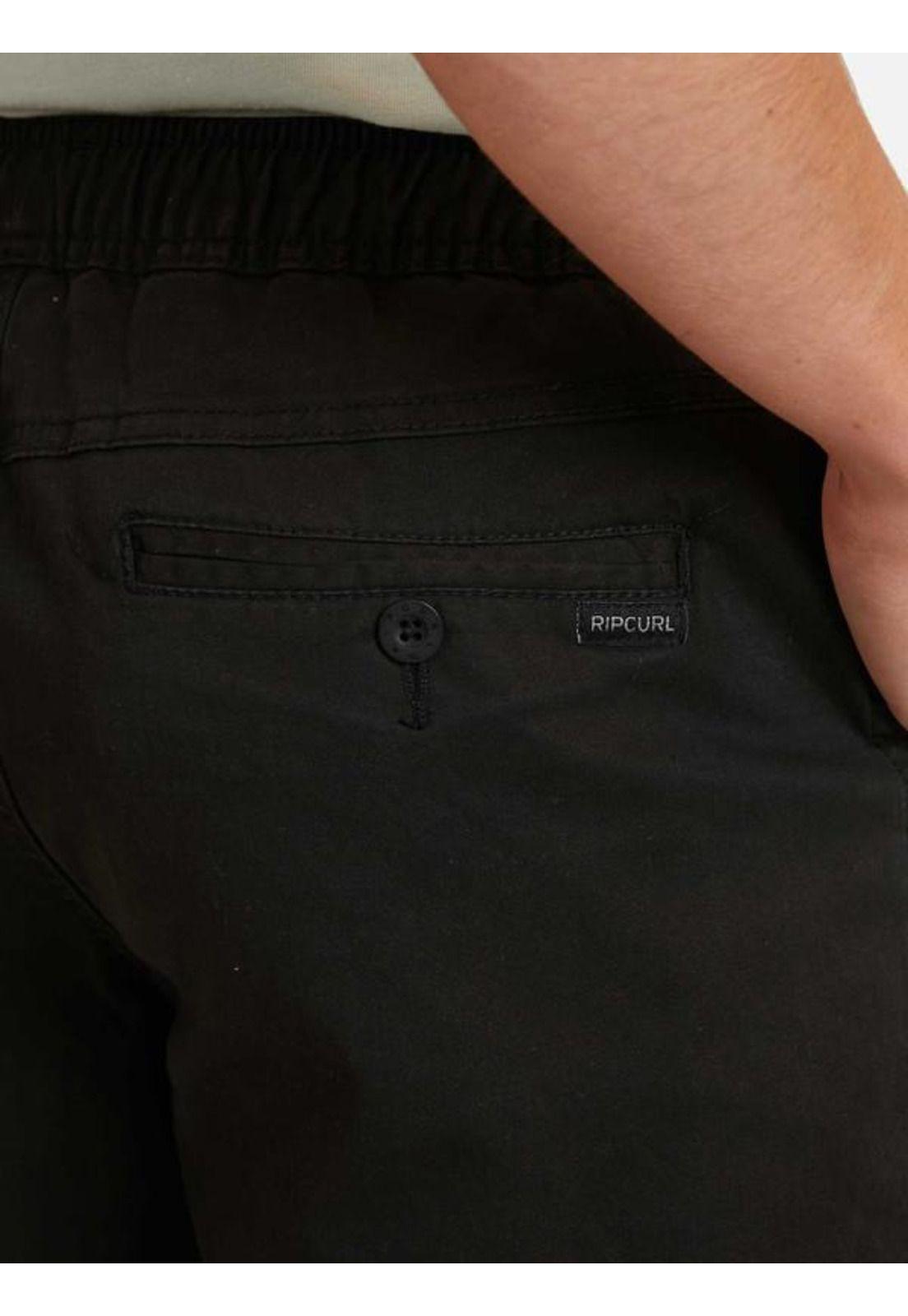 Bermuda Jogger Pigment Negro Infantil Rip Curl-2