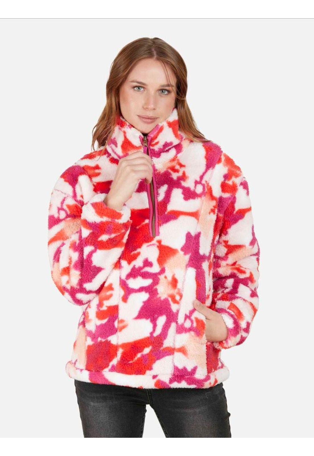 Poleron FLUORINE FLOWER Mujer Multicolor Rip Curl-0