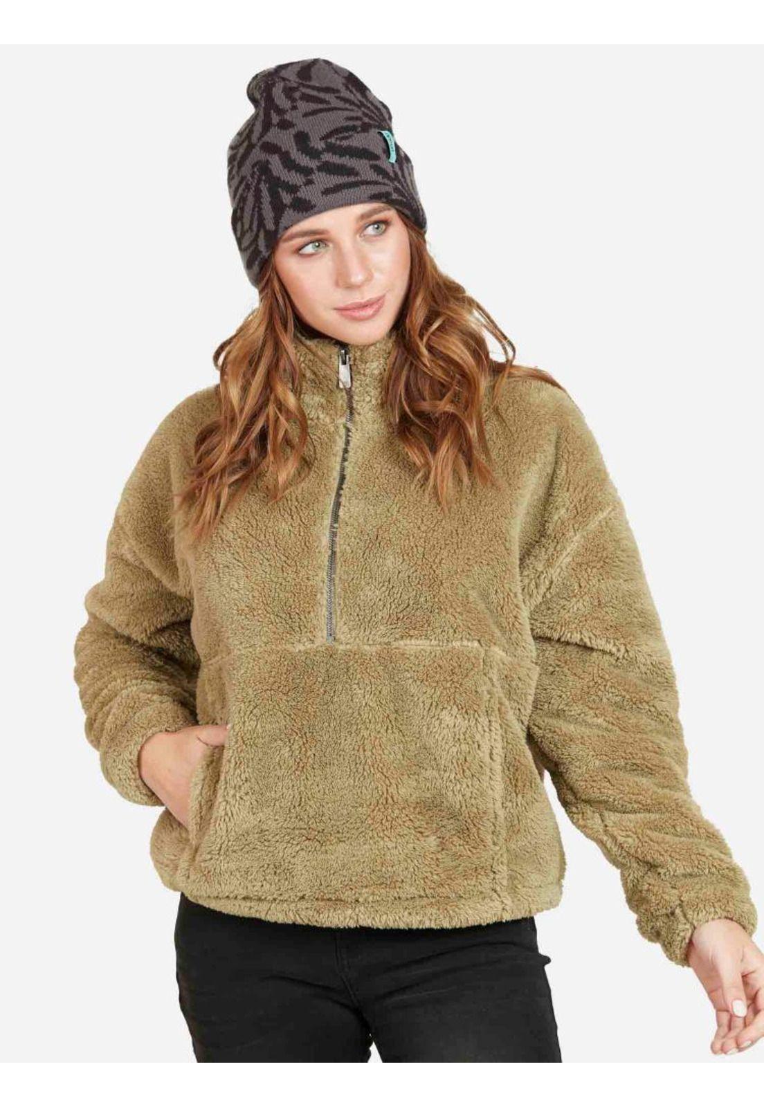 Poleron CHIPORRO INFINITY Mujer Olivo Rip Curl-0