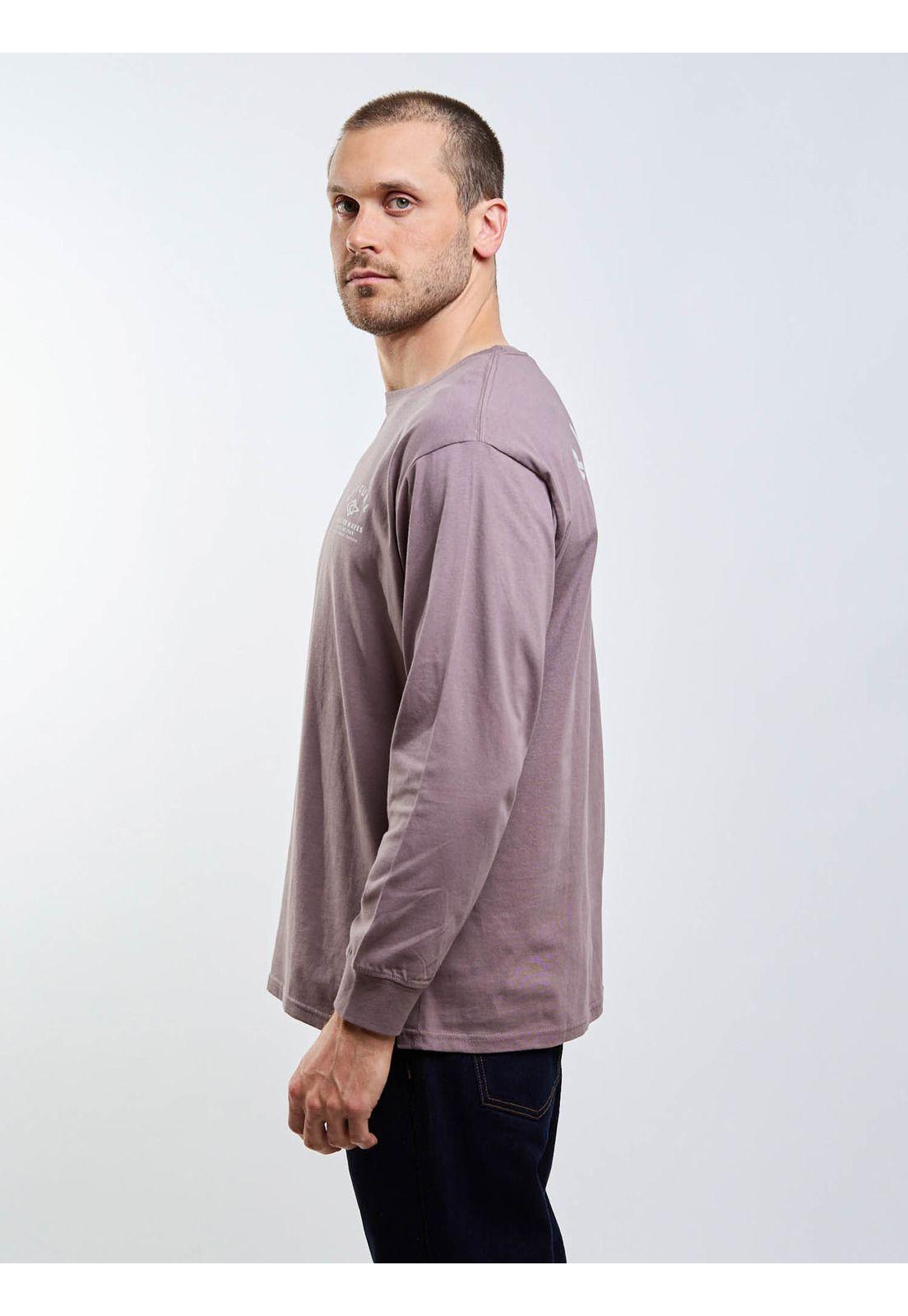 Polera ML Blueway Café Hombre Rip Curl-2