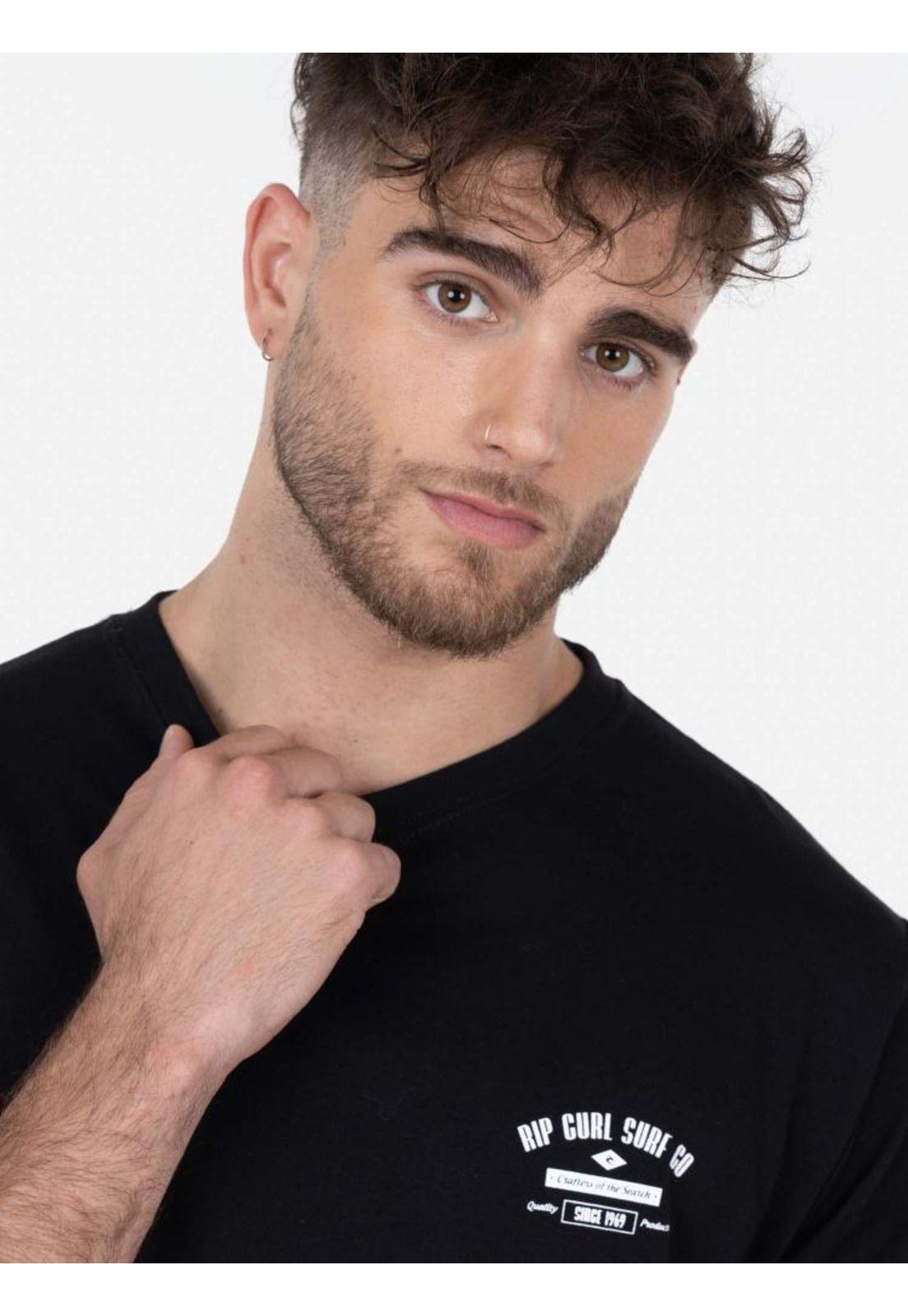 Polera RIP CURL 1969 Hombre Negro Rip Curl-3
