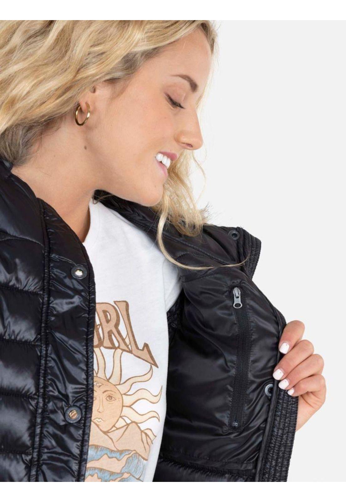 Parka Mujer SHORT ESKIMAL Negro Rip Curl-4
