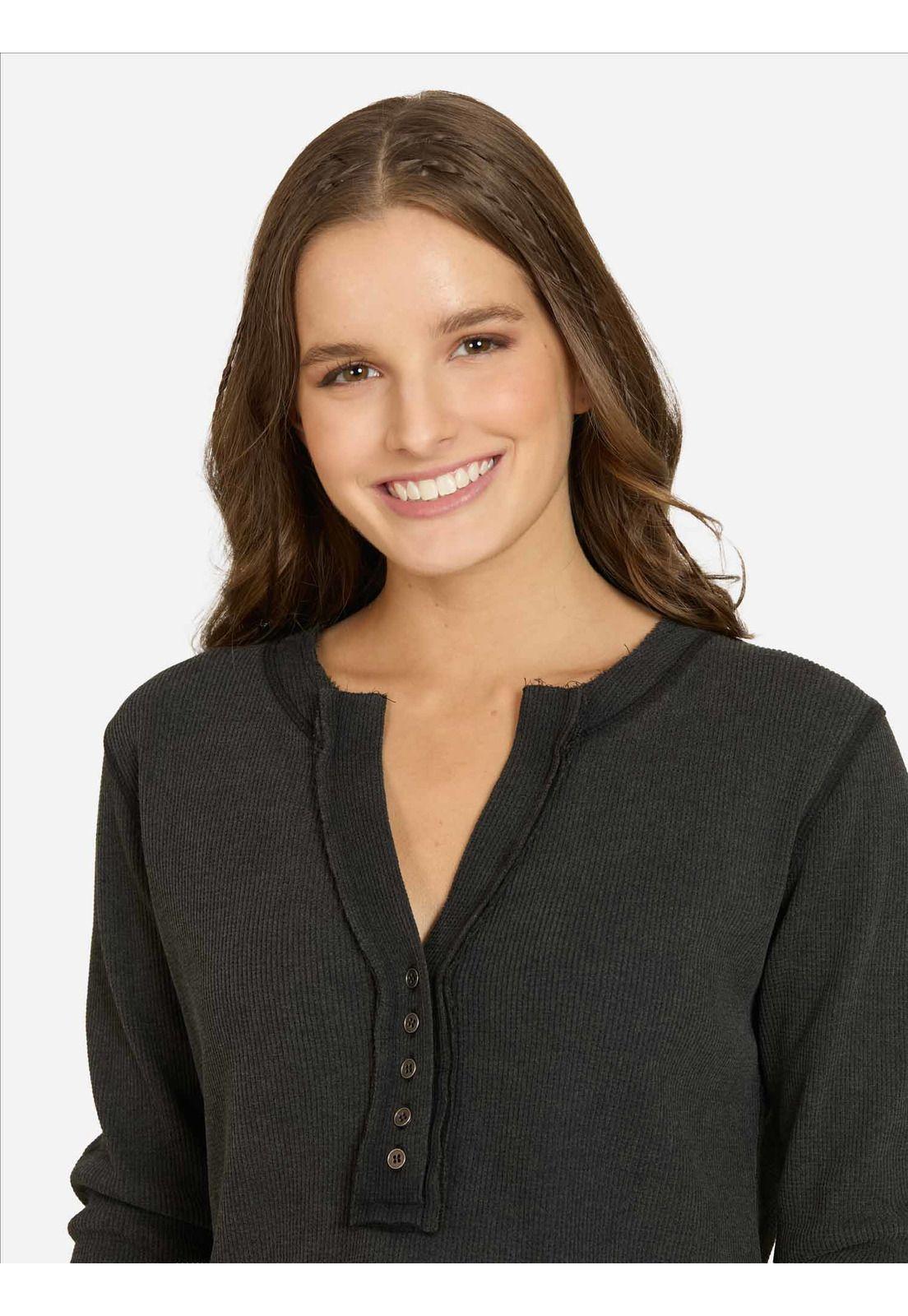 Polera ML Moonpath Negro Mujer Rip Curl-2