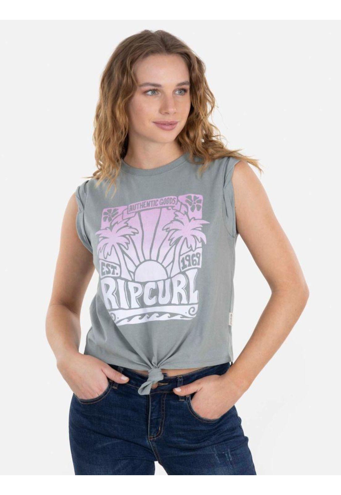 Polera AUTHENTIC GOODS SURF Mujer Verde Rip Curl-0