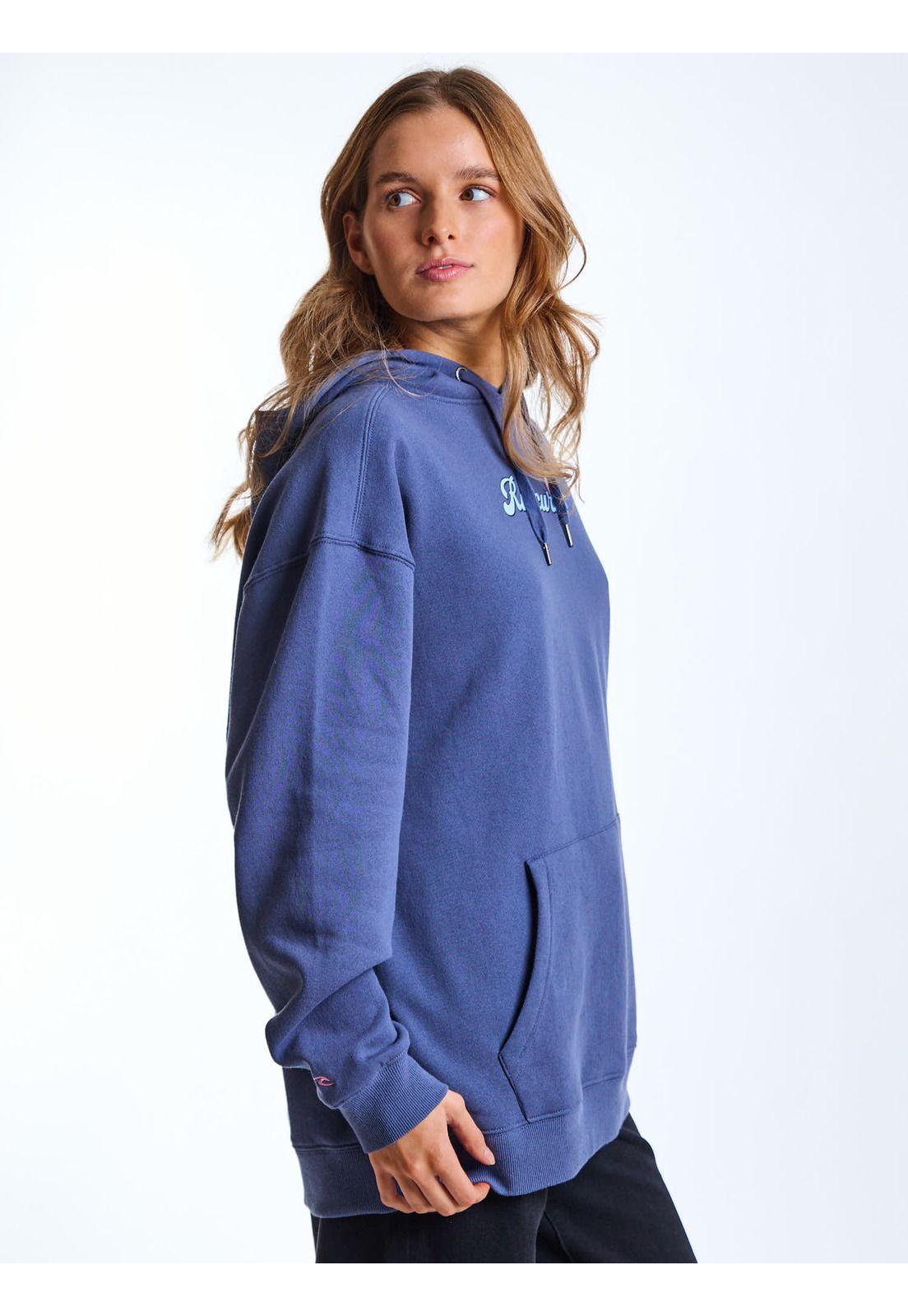 Poleron Canguro Curanipe Azul Mujer Rip Curl-3