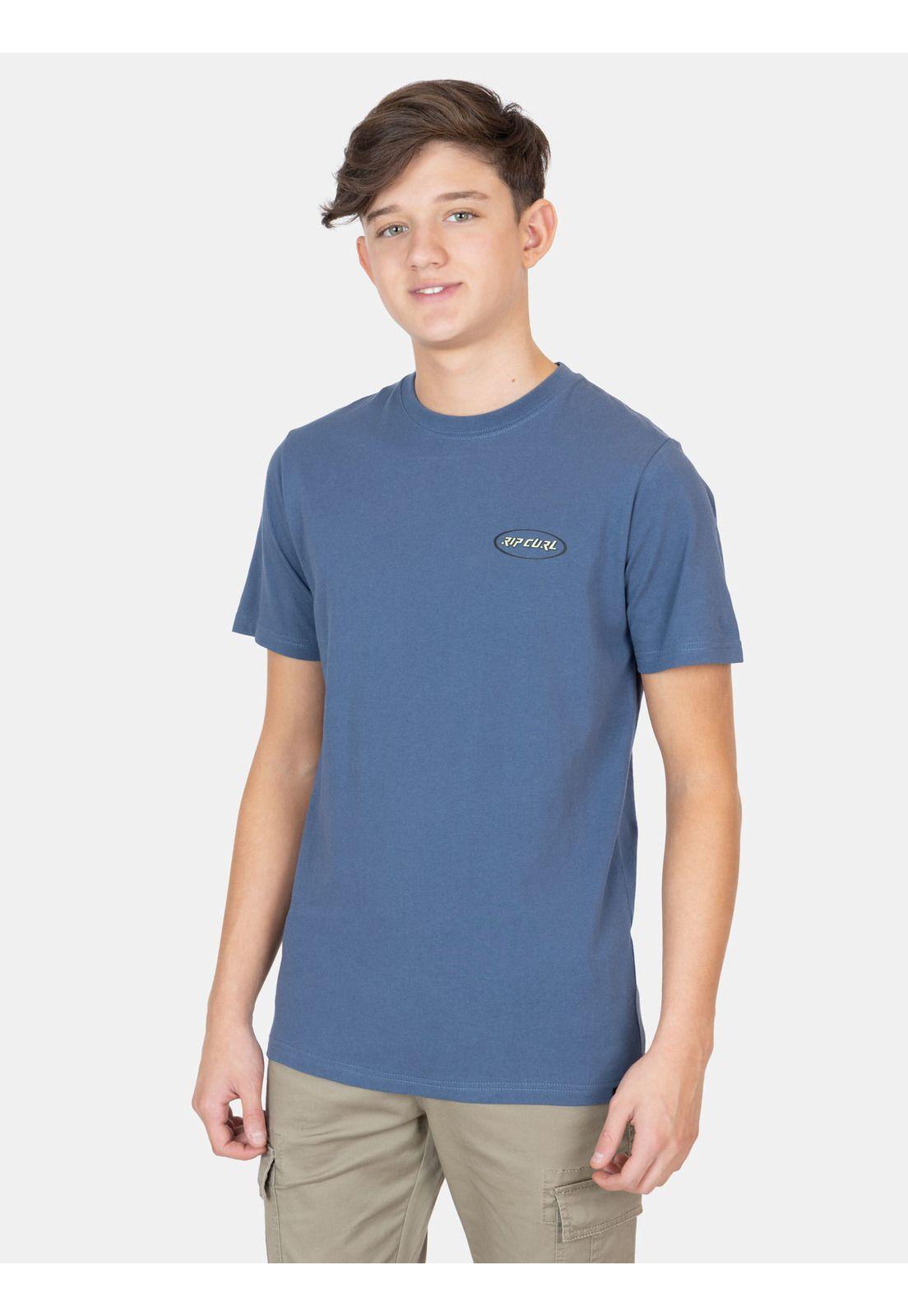 Polera MC Seashift Azul Infantil Rip Curl-0