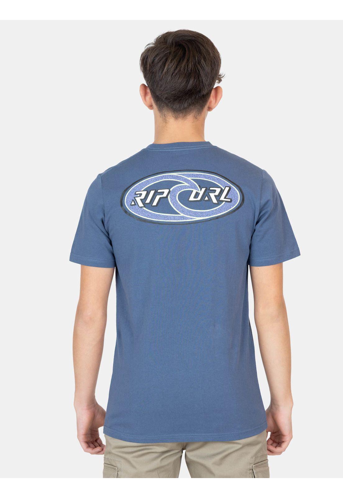 Polera MC Seashift Azul Infantil Rip Curl-1