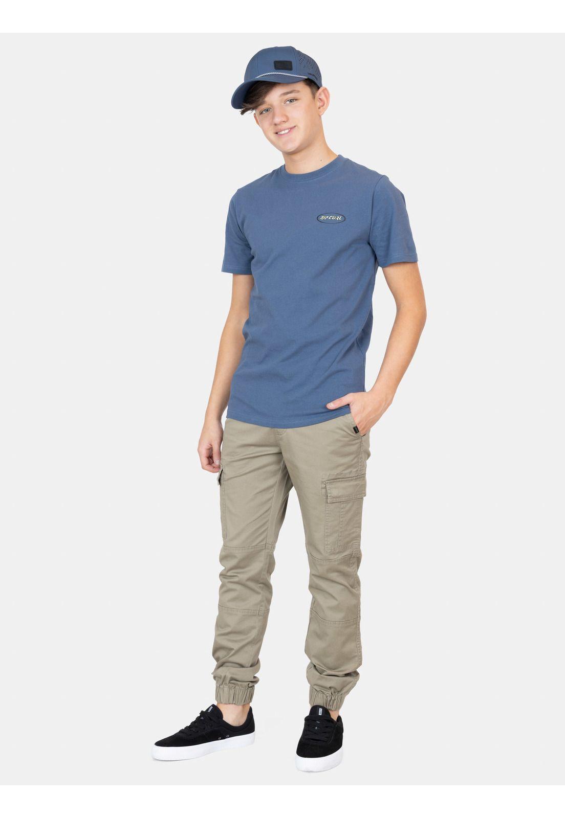 Polera MC Seashift Azul Infantil Rip Curl-3