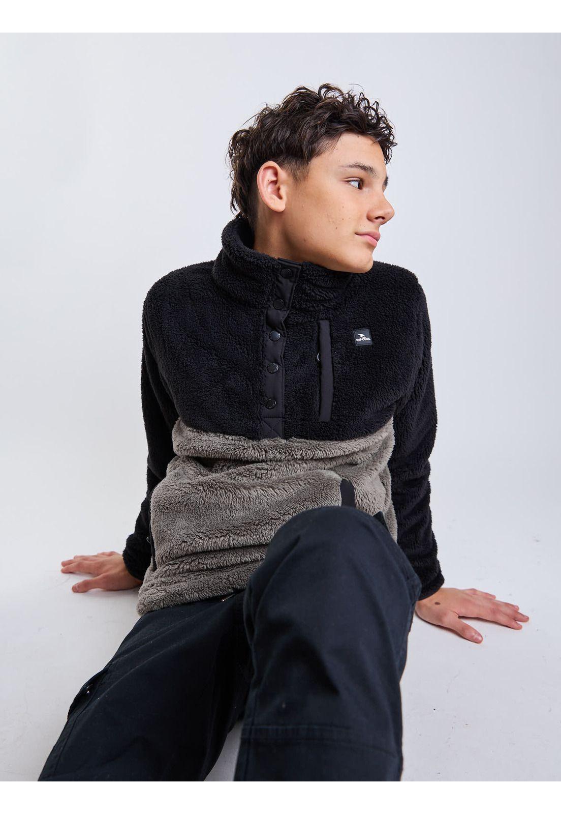 Poleron Chiporro Motionless Verde Infantil Rip Curl-6