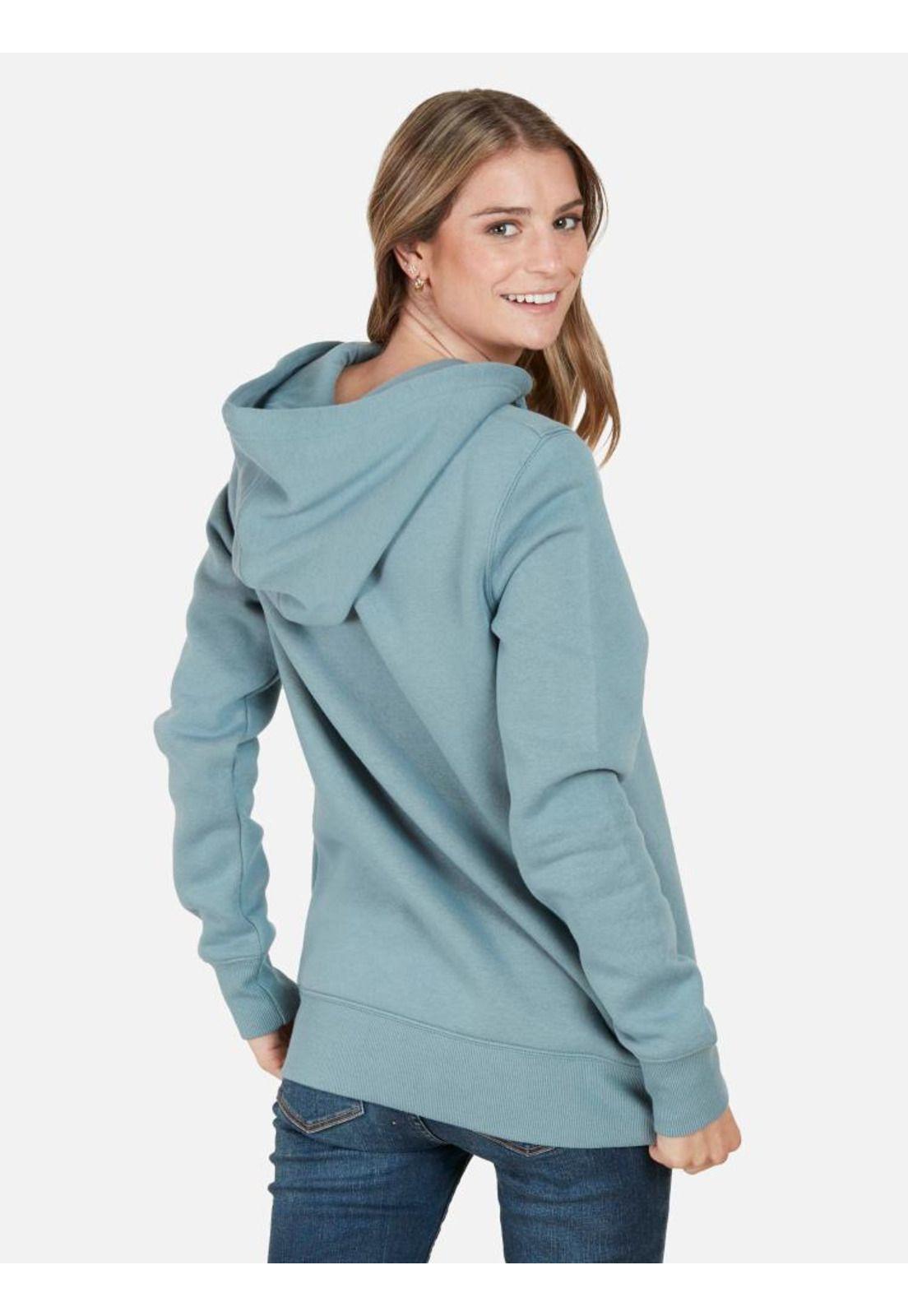 Poleron Canguro Beach Palms Mujer Azul Rip Curl-1