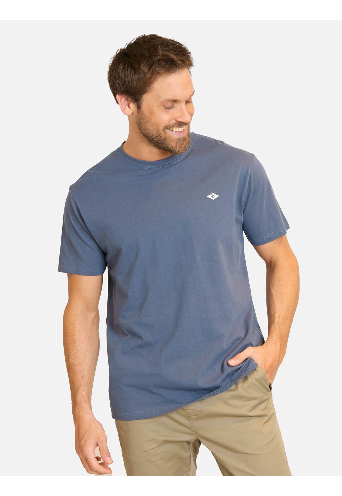 Polera MC RC LilLogo Azul Hombre Rip Curl-0