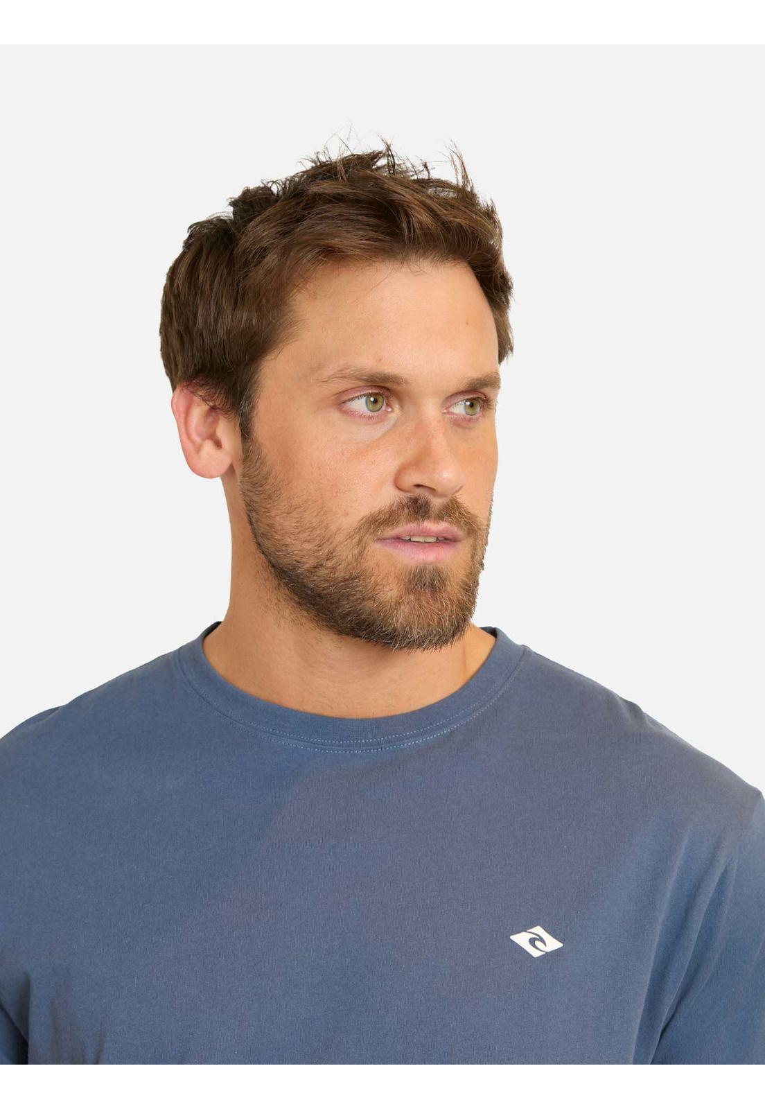 Polera MC RC LilLogo Azul Hombre Rip Curl-2