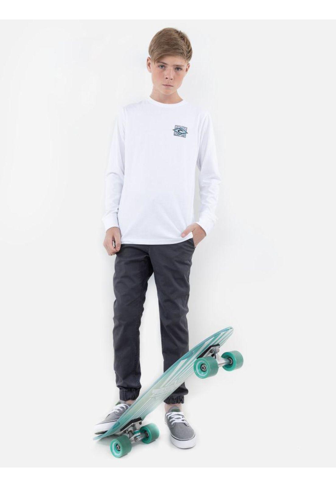 Polera BLESS UP LS TEE Juvenil Blanco Rip Curl-3